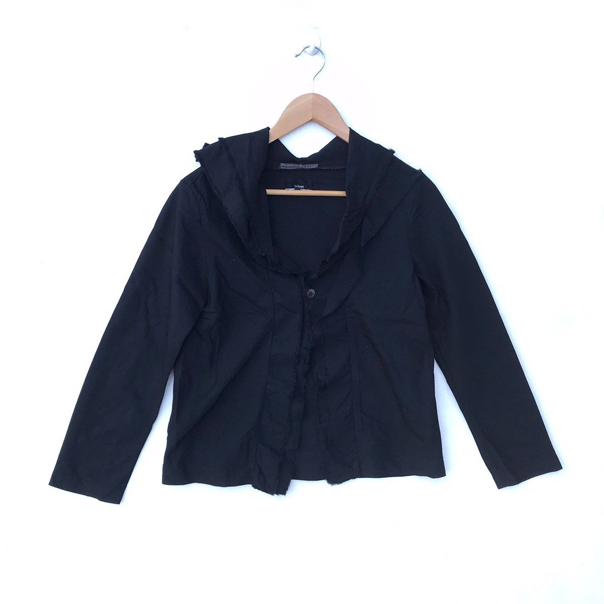 Comme des Garcons × Junya Watanabe × Rei Kawakubo Comme Des Garcons collar shirt unfinished sewing design Size US M / EU 48-50 / 2 - 1 Thumbnail
