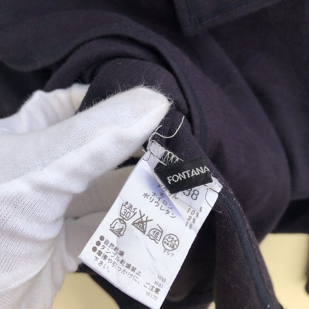 Designer × Japanese Brand Fontana Grande Unique Turtle Neck Cross Body Longsleeve Tee Size US S / EU 44-46 / 1 - 7 Thumbnail