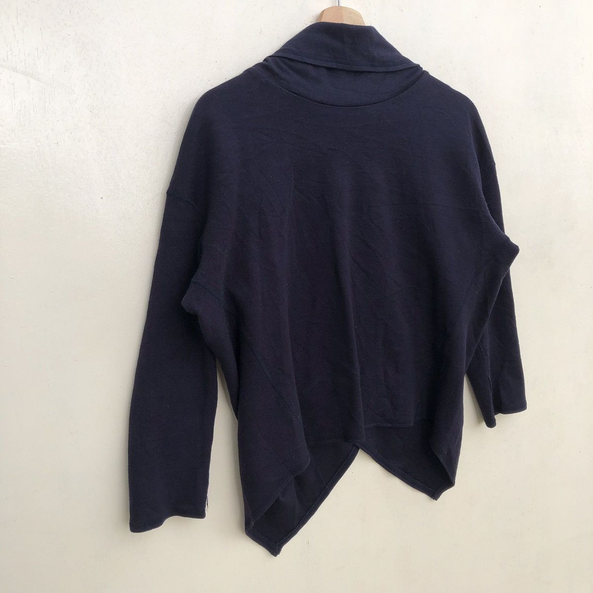 Designer × Japanese Brand Fontana Grande Unique Turtle Neck Cross Body Longsleeve Tee Size US S / EU 44-46 / 1 - 11 Thumbnail