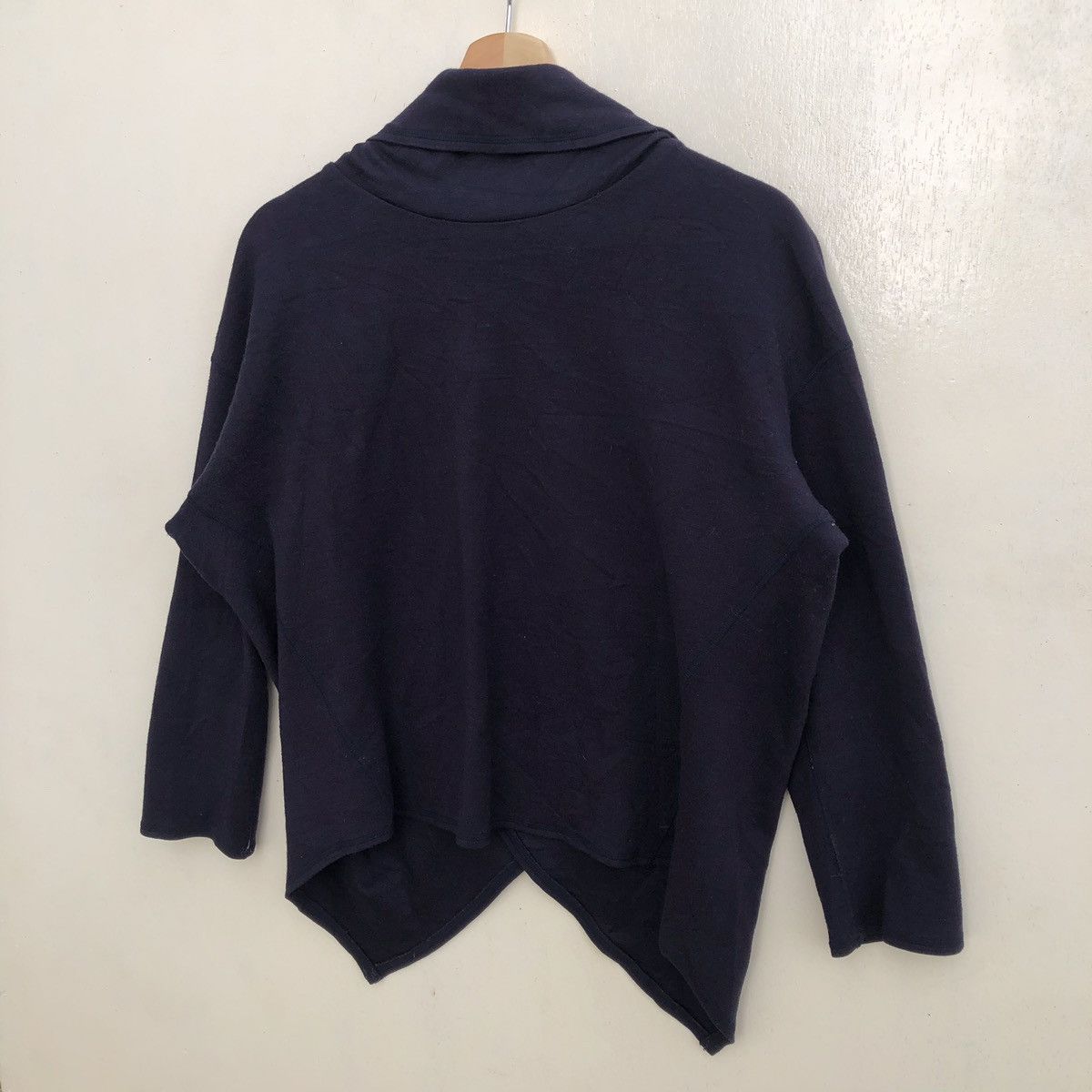 Designer × Japanese Brand Fontana Grande Unique Turtle Neck Cross Body Longsleeve Tee Size US S / EU 44-46 / 1 - 10 Thumbnail