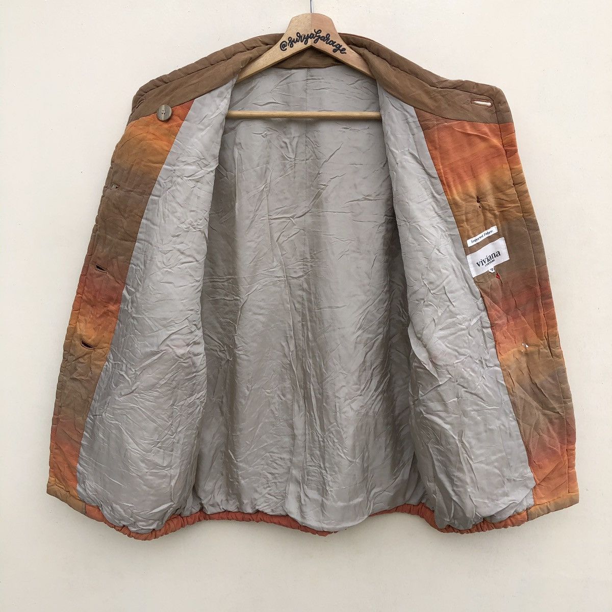 Designer × Japanese Brand × Vintage Vintage Viviana Couture Puffer Button Ups Jacket Size US XXS / EU 40 - 10 Thumbnail