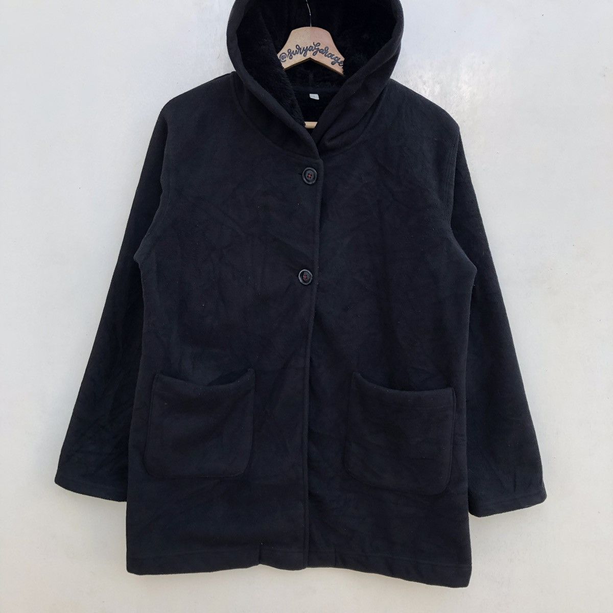 Japanese Brand × Vintage Vintage Topvalu Fleece Hoodie Jacket Size US L / EU 52-54 / 3 - 1 Thumbnail