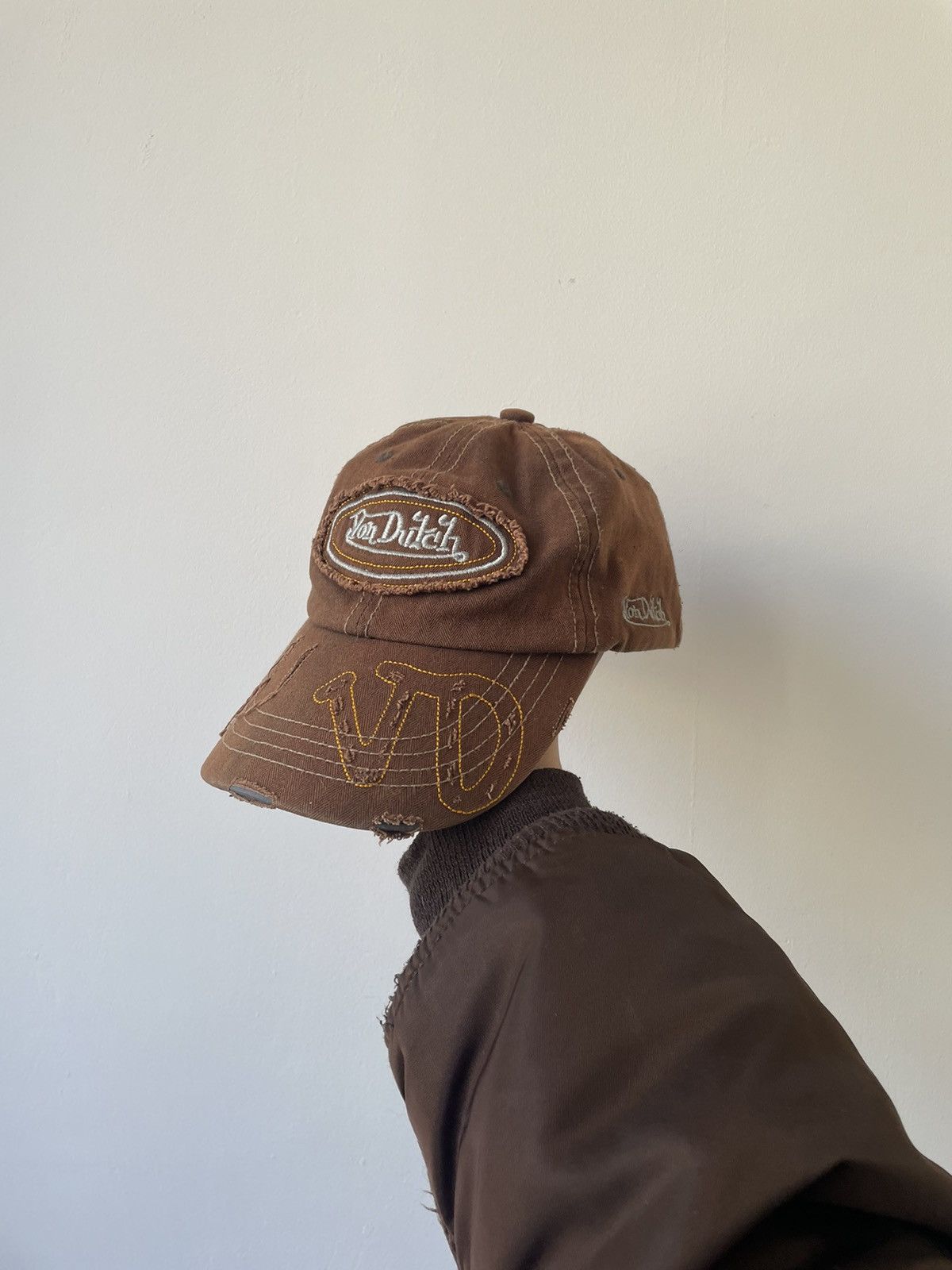Vintage Vintage Von Dutch Cap Rare Brown Size ONE SIZE - 2 Thumbnail