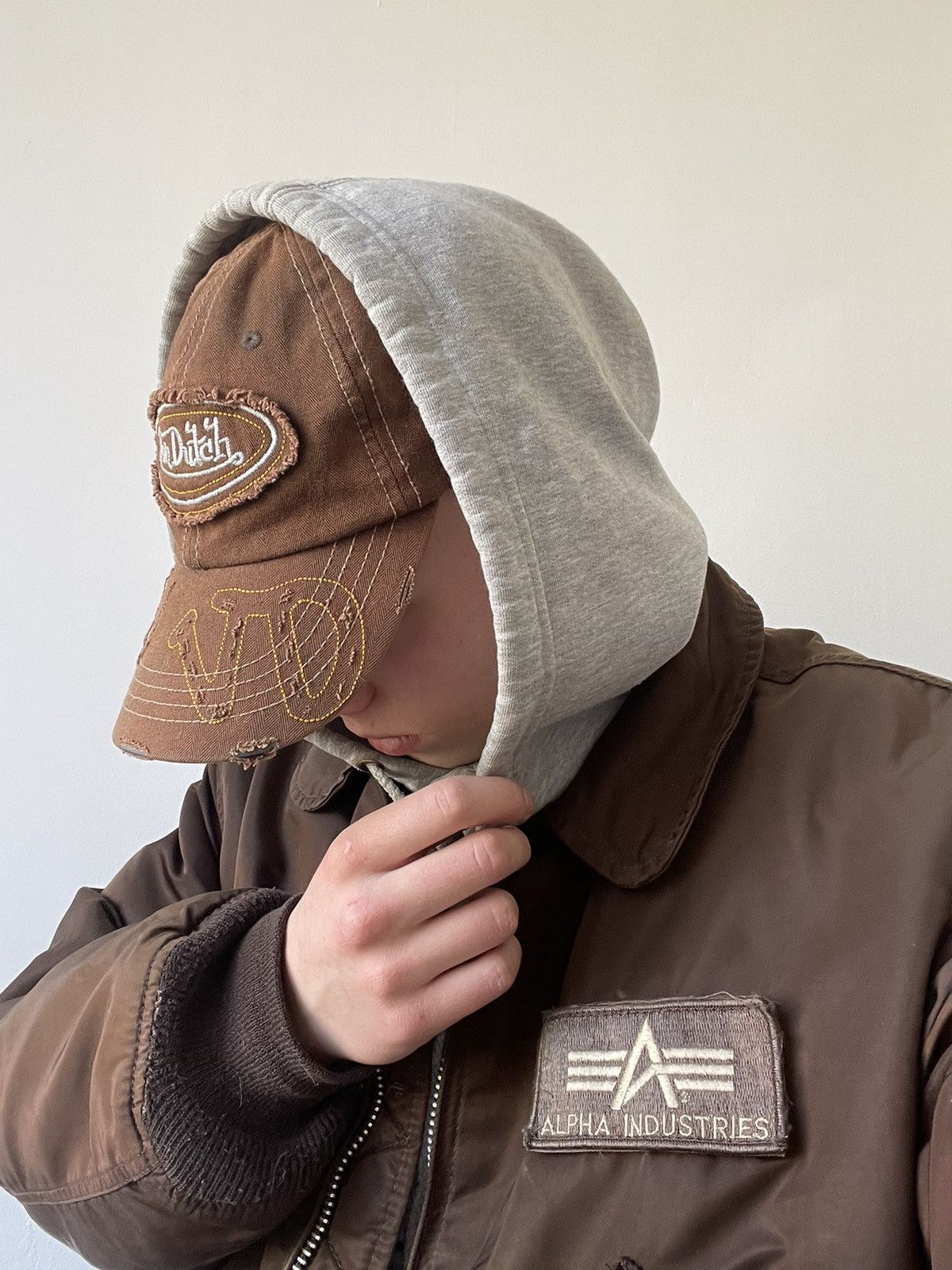 Vintage Vintage Von Dutch Cap Rare Brown Size ONE SIZE - 8 Thumbnail