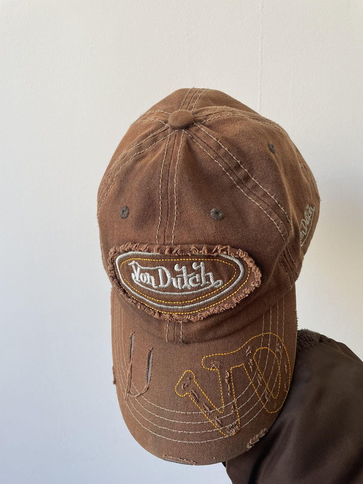 Vintage Vintage Von Dutch Cap Rare Brown Size ONE SIZE - 4 Thumbnail
