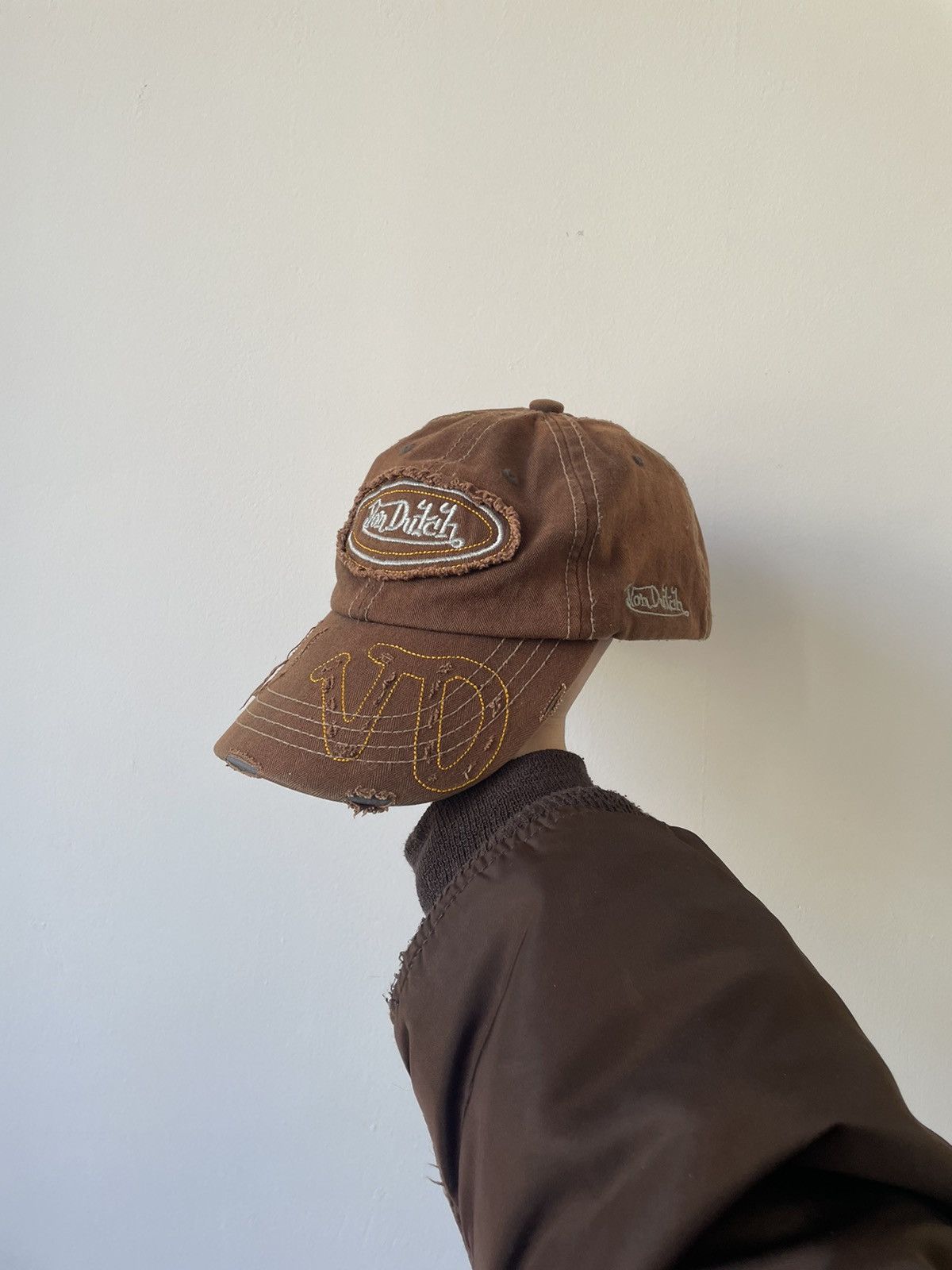 Vintage Vintage Von Dutch Cap Rare Brown Size ONE SIZE - 5 Thumbnail