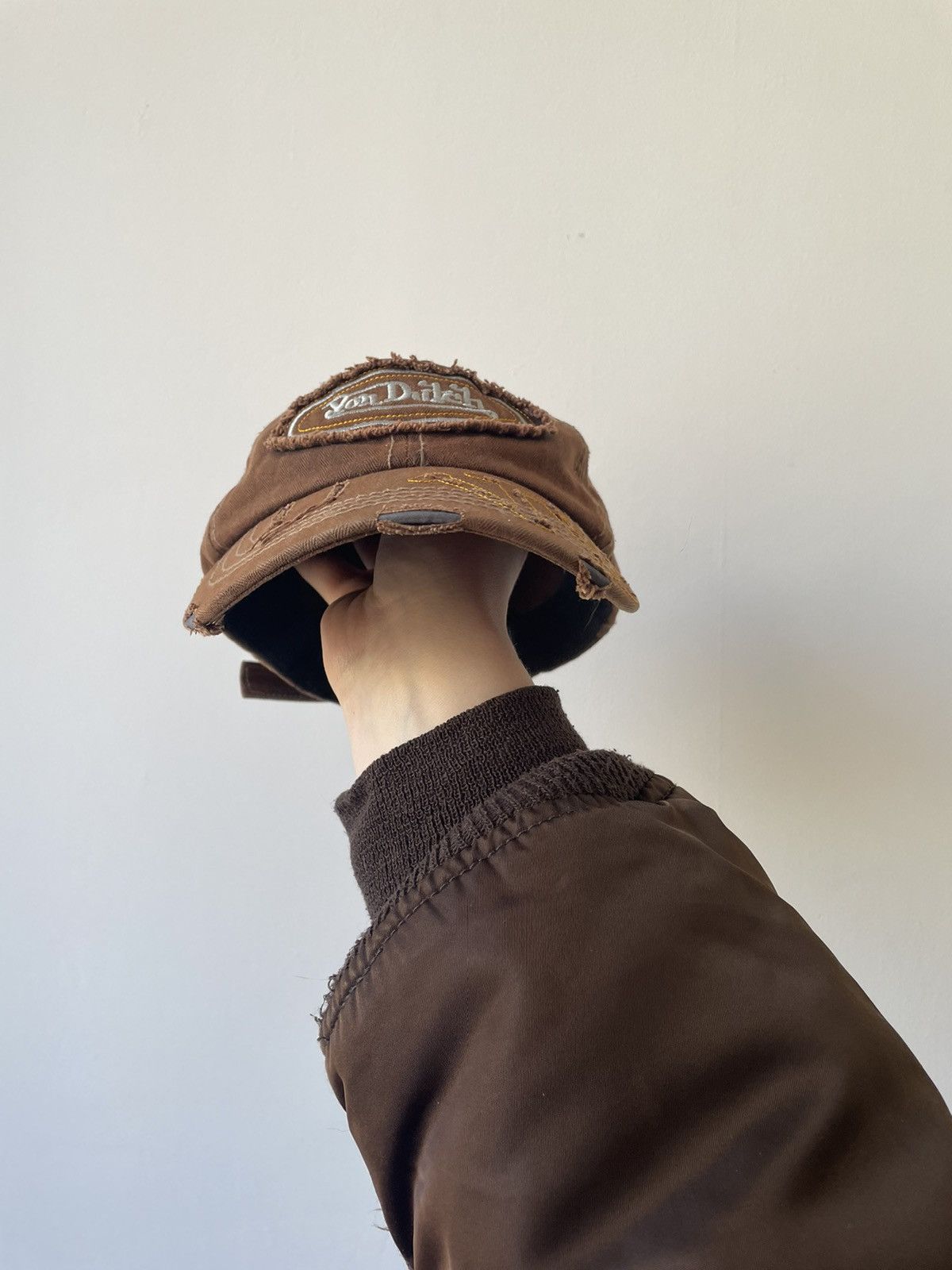 Vintage Vintage Von Dutch Cap Rare Brown Size ONE SIZE - 7 Thumbnail