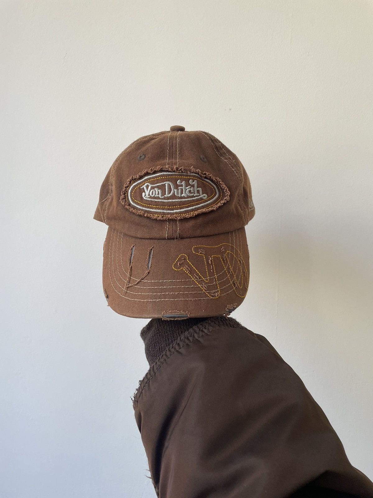 Vintage Vintage Von Dutch Cap Rare Brown Size ONE SIZE - 3 Thumbnail