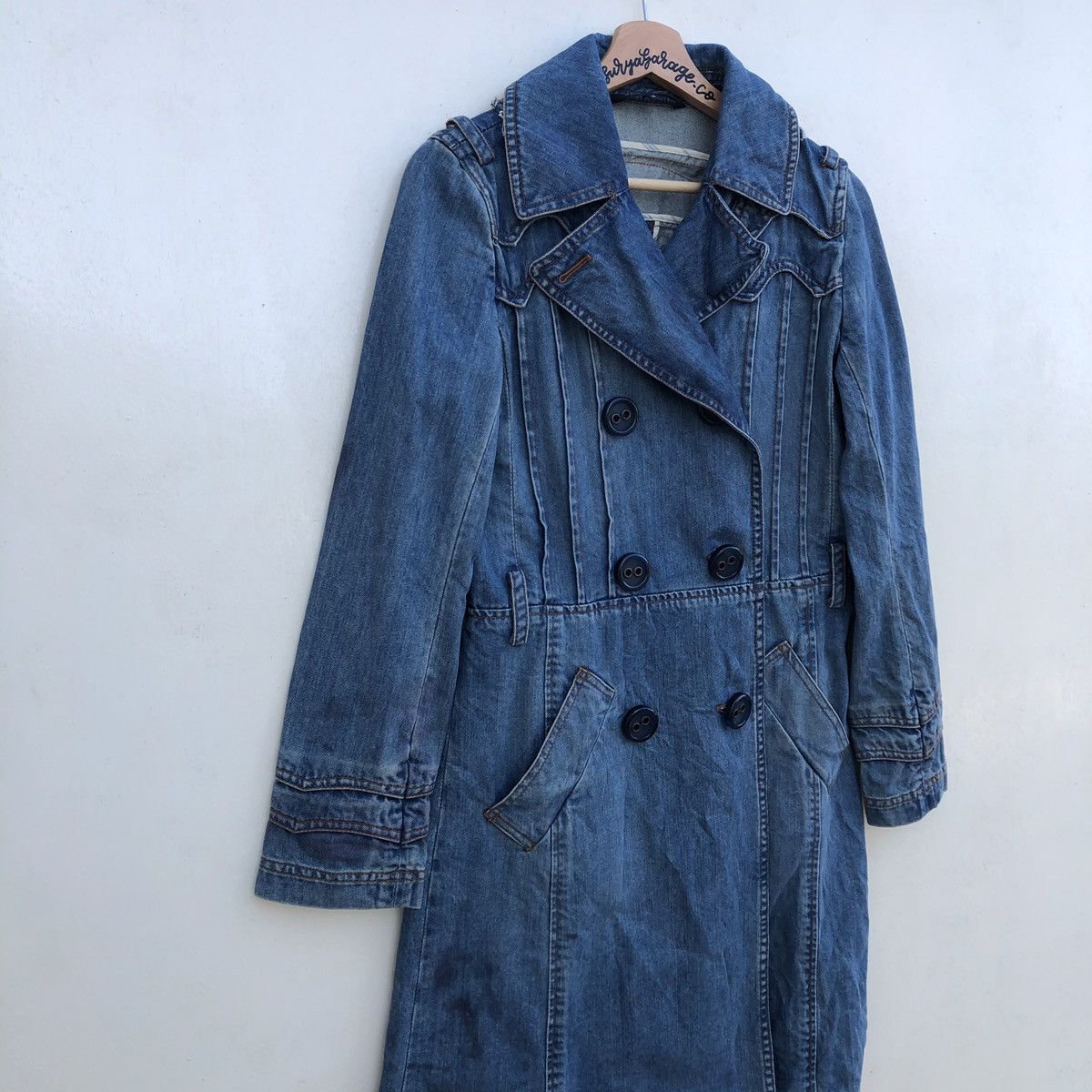 Jacobs By Marc Jacobs × Marc Jacobs × Marc by Marc Jacobs Rare! Marc Jacobs Selvedge Double Collar Denim Parka/Jacket Size US XS / EU 42 / 0 - 6 Thumbnail