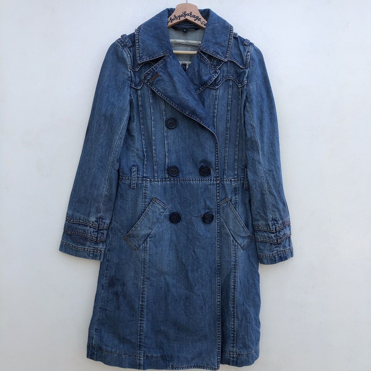 Jacobs By Marc Jacobs × Marc Jacobs × Marc by Marc Jacobs Rare! Marc Jacobs Selvedge Double Collar Denim Parka/Jacket Size US XS / EU 42 / 0 - 1 Thumbnail