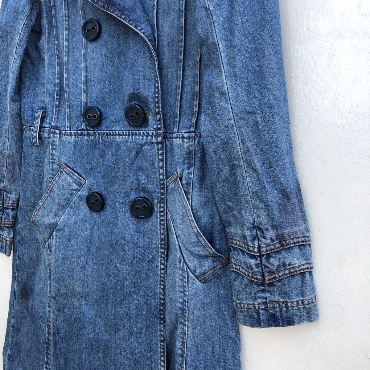 Jacobs By Marc Jacobs × Marc Jacobs × Marc by Marc Jacobs Rare! Marc Jacobs Selvedge Double Collar Denim Parka/Jacket Size US XS / EU 42 / 0 - 5 Thumbnail