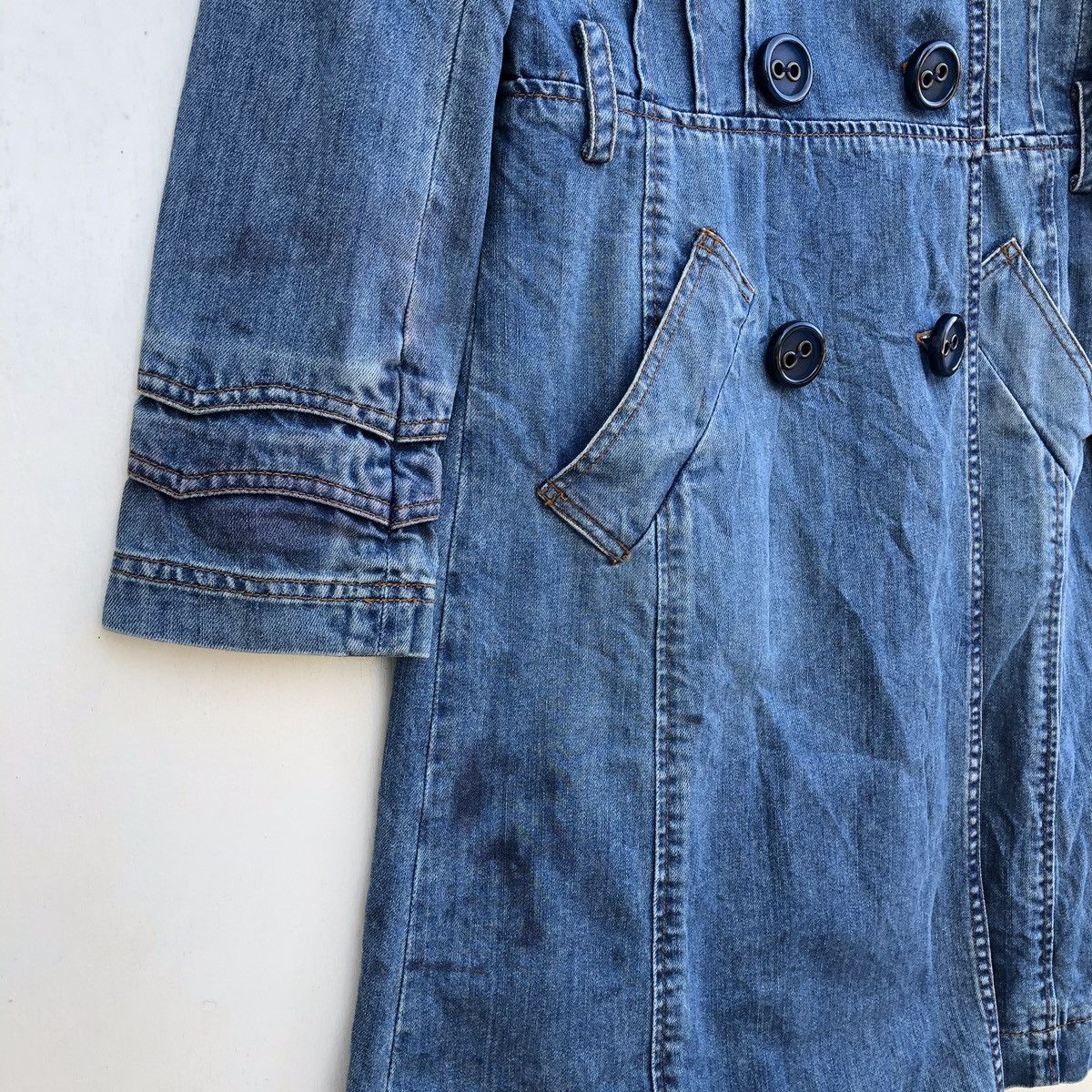 Jacobs By Marc Jacobs × Marc Jacobs × Marc by Marc Jacobs Rare! Marc Jacobs Selvedge Double Collar Denim Parka/Jacket Size US XS / EU 42 / 0 - 7 Thumbnail