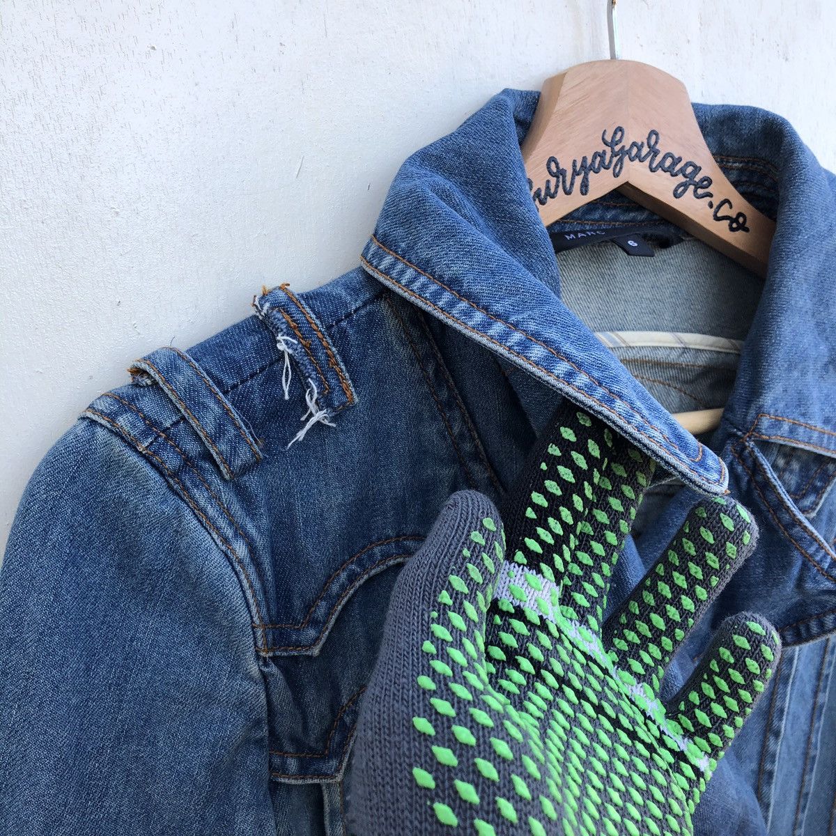 Jacobs By Marc Jacobs × Marc Jacobs × Marc by Marc Jacobs Rare! Marc Jacobs Selvedge Double Collar Denim Parka/Jacket Size US XS / EU 42 / 0 - 9 Thumbnail