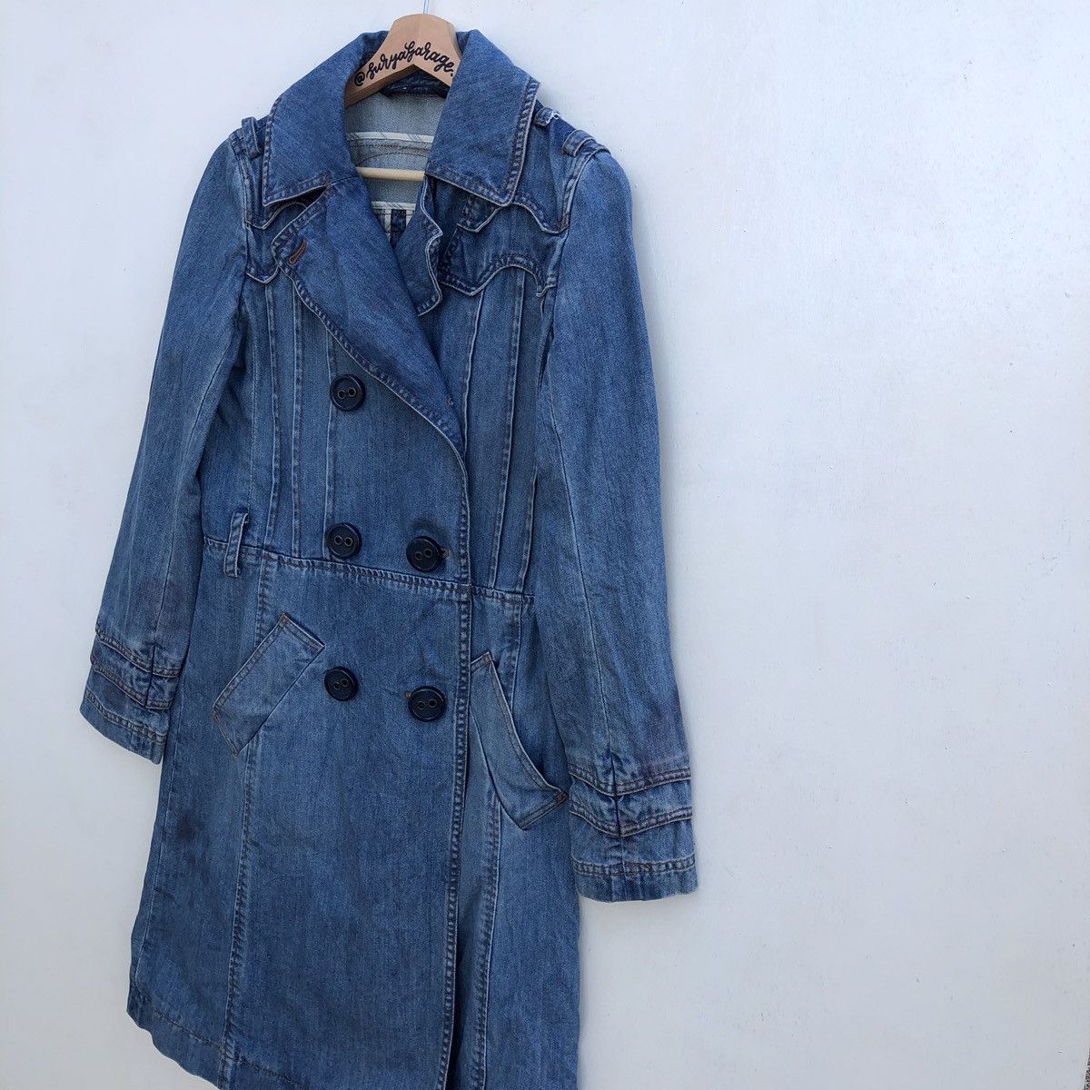 Jacobs By Marc Jacobs × Marc Jacobs × Marc by Marc Jacobs Rare! Marc Jacobs Selvedge Double Collar Denim Parka/Jacket Size US XS / EU 42 / 0 - 4 Thumbnail