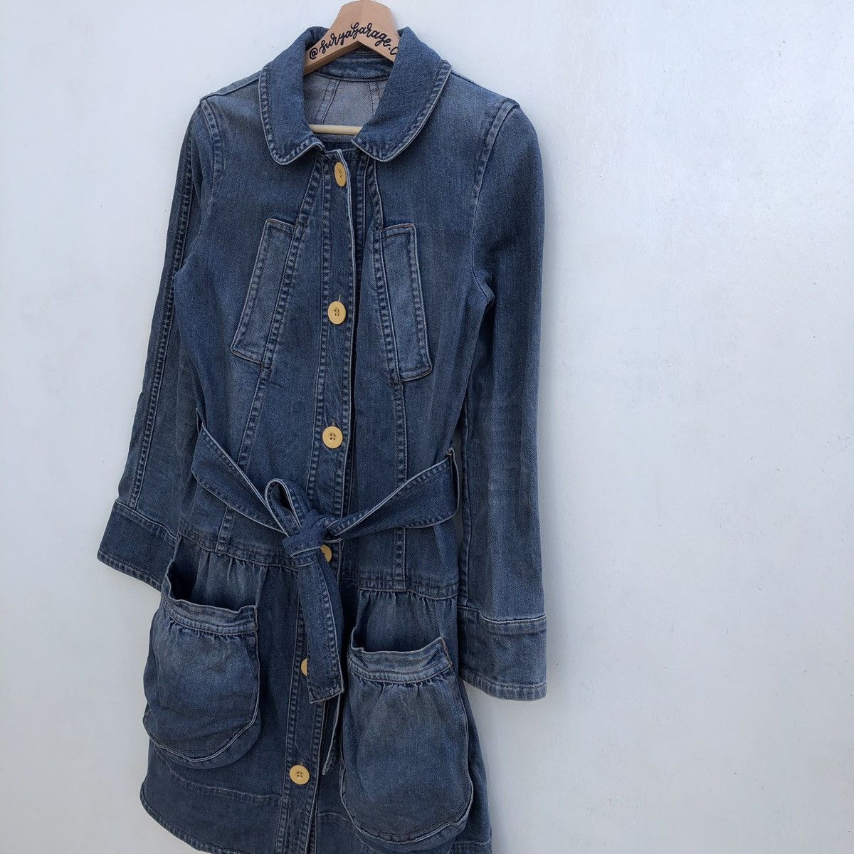 Jacobs By Marc Jacobs × Marc Jacobs × Marc by Marc Jacobs Marc Jacobs Denim Long Jacket/Parka Size US XS / EU 42 / 0 - 5 Thumbnail