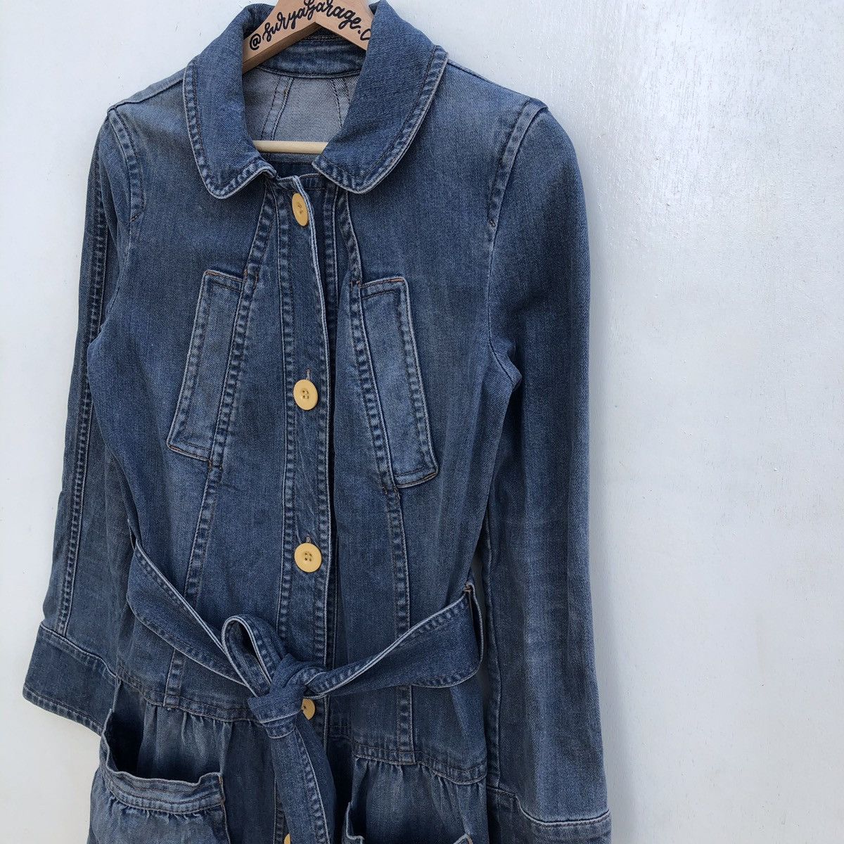 Jacobs By Marc Jacobs × Marc Jacobs × Marc by Marc Jacobs Marc Jacobs Denim Long Jacket/Parka Size US XS / EU 42 / 0 - 6 Thumbnail