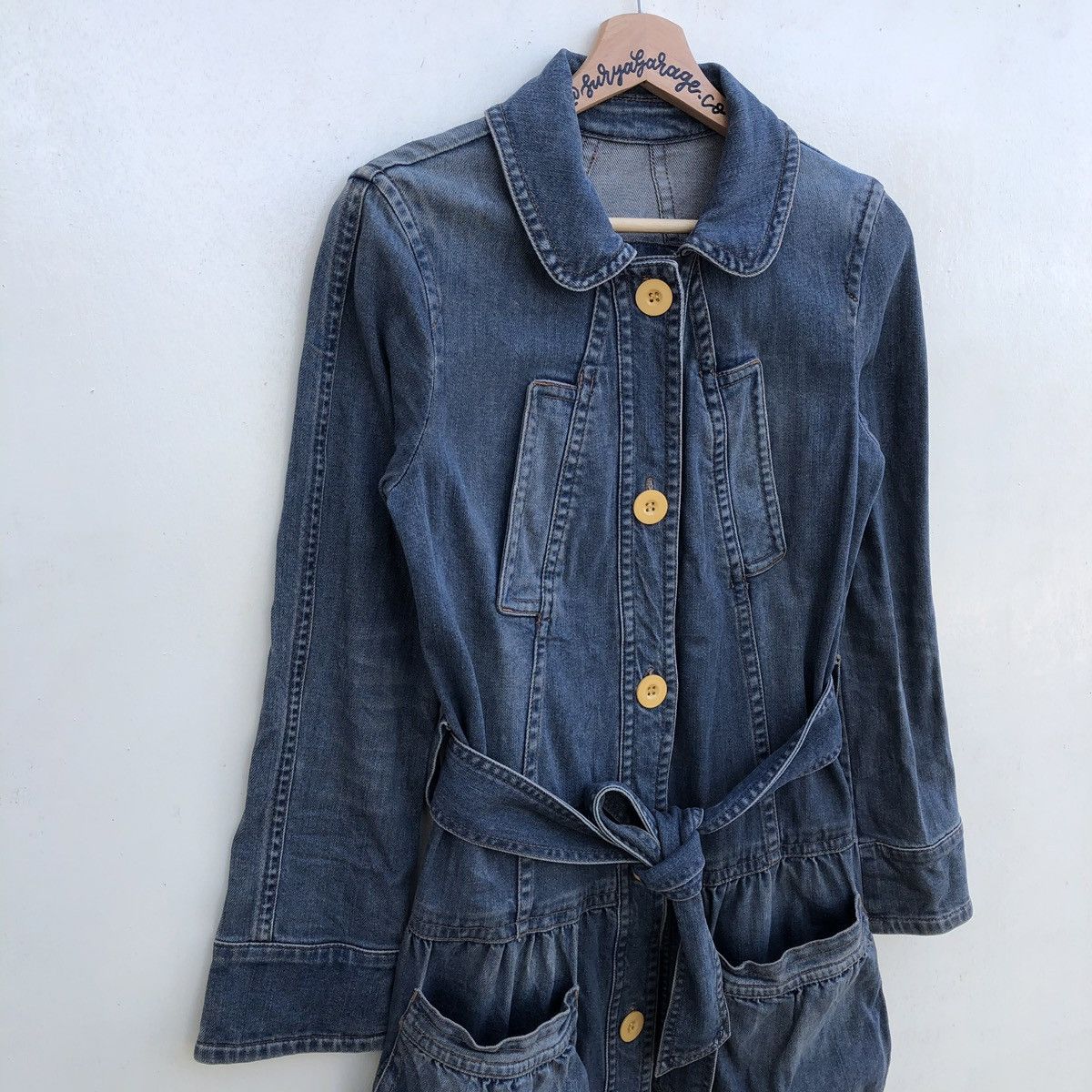 Jacobs By Marc Jacobs × Marc Jacobs × Marc by Marc Jacobs Marc Jacobs Denim Long Jacket/Parka Size US XS / EU 42 / 0 - 9 Thumbnail