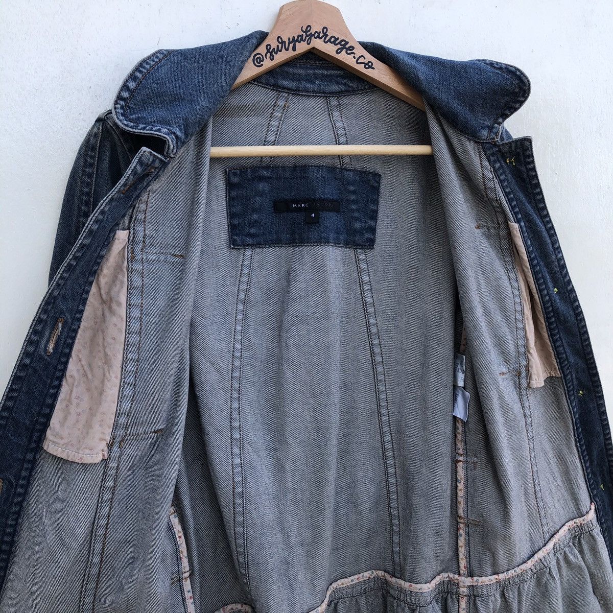 Jacobs By Marc Jacobs × Marc Jacobs × Marc by Marc Jacobs Marc Jacobs Denim Long Jacket/Parka Size US XS / EU 42 / 0 - 15 Thumbnail