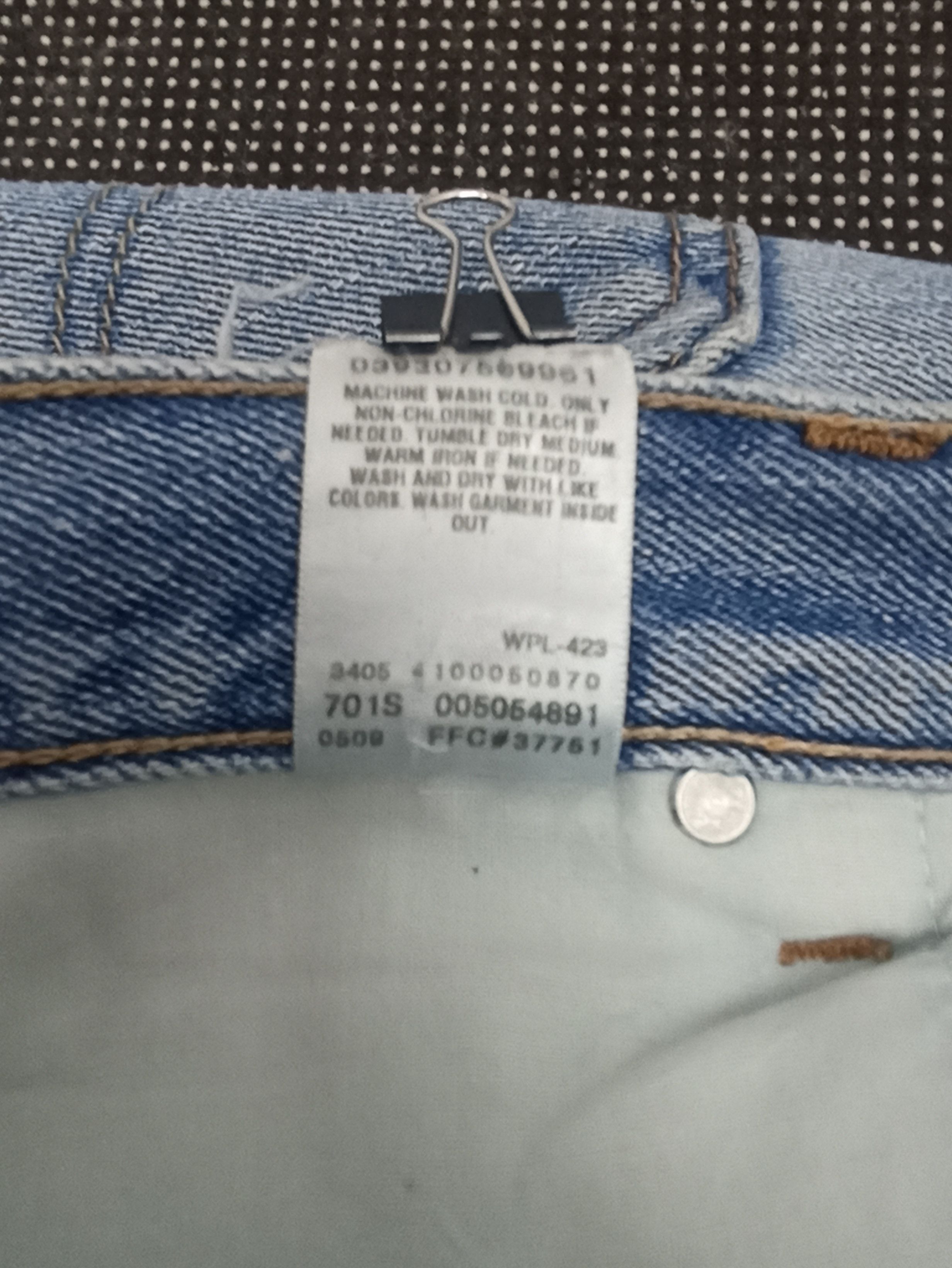 Jean × Levi's × Vintage VINTAGE LEVIS 505 BLUE WASH JEANS -J317 Size US 40 / EU 56 - 6 Thumbnail