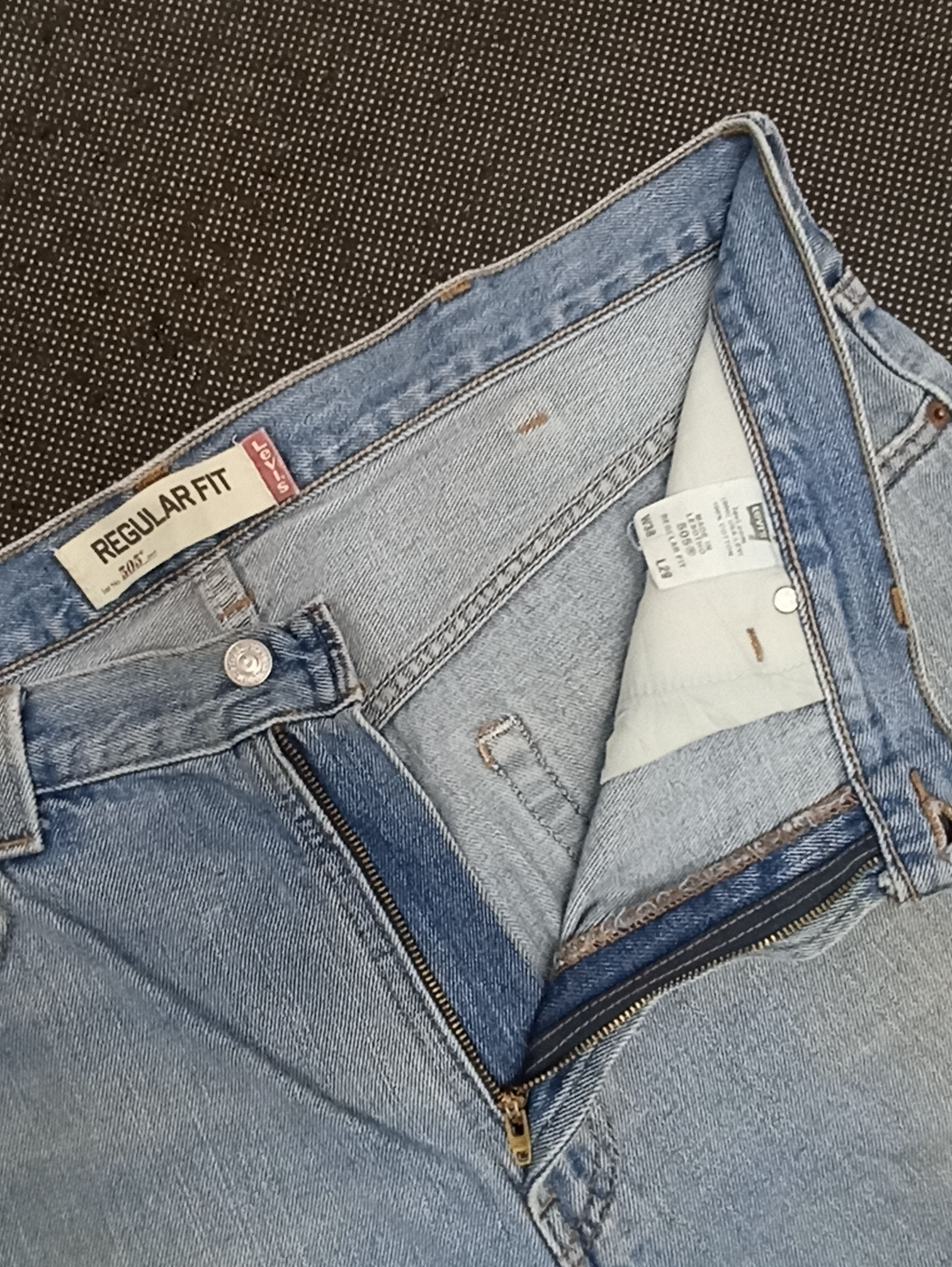 Jean × Levi's × Vintage VINTAGE LEVIS 505 BLUE WASH JEANS -J317 Size US 40 / EU 56 - 3 Thumbnail