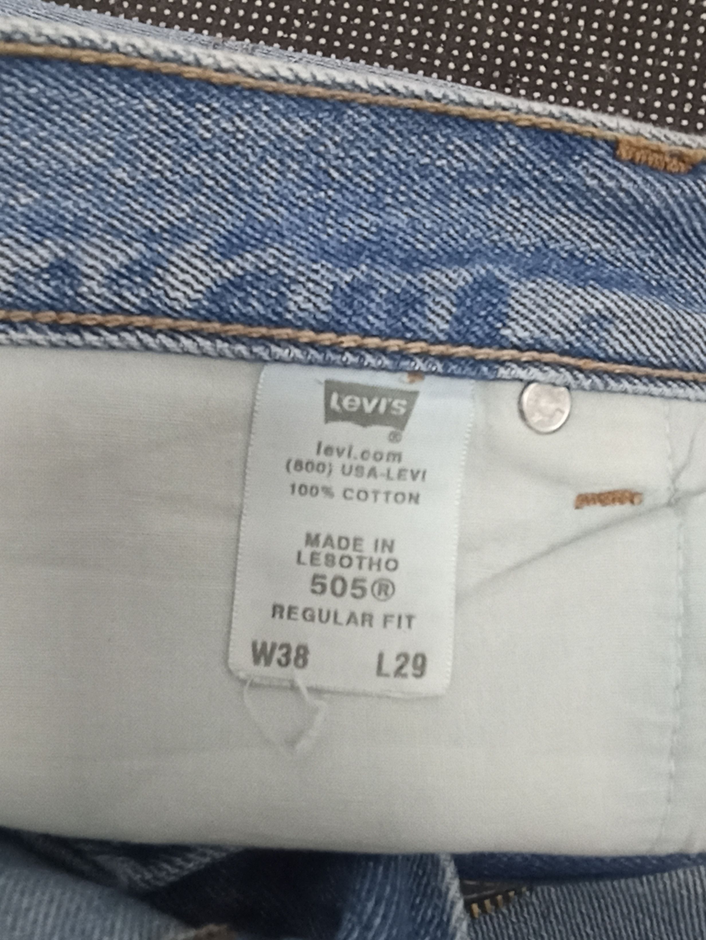 Jean × Levi's × Vintage VINTAGE LEVIS 505 BLUE WASH JEANS -J317 Size US 40 / EU 56 - 5 Thumbnail