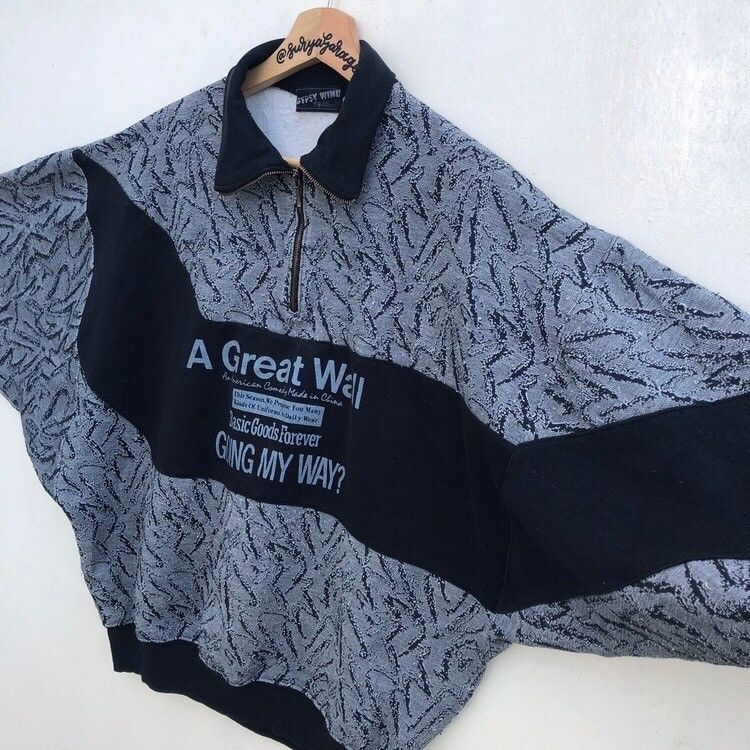 Japanese Brand × Vintage Vintage Gypsy Wind “A Great Wall” Spell Out Oversized Shirt Size US L / EU 52-54 / 3 - 7 Thumbnail