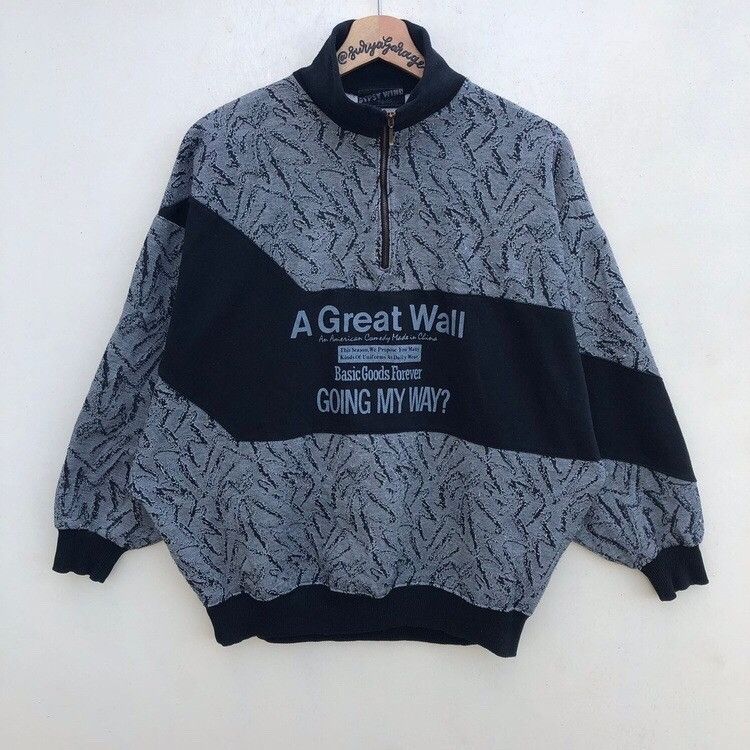 Japanese Brand × Vintage Vintage Gypsy Wind “A Great Wall” Spell Out Oversized Shirt Size US L / EU 52-54 / 3 - 1 Thumbnail