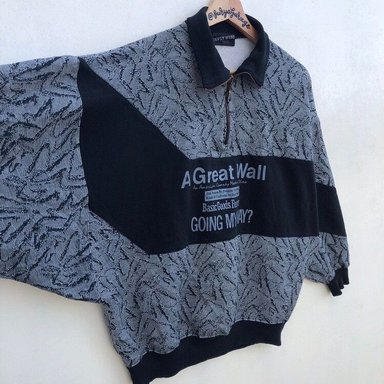 Japanese Brand × Vintage Vintage Gypsy Wind “A Great Wall” Spell Out Oversized Shirt Size US L / EU 52-54 / 3 - 6 Thumbnail