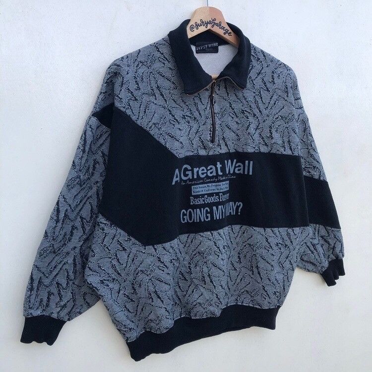 Japanese Brand × Vintage Vintage Gypsy Wind “A Great Wall” Spell Out Oversized Shirt Size US L / EU 52-54 / 3 - 4 Thumbnail