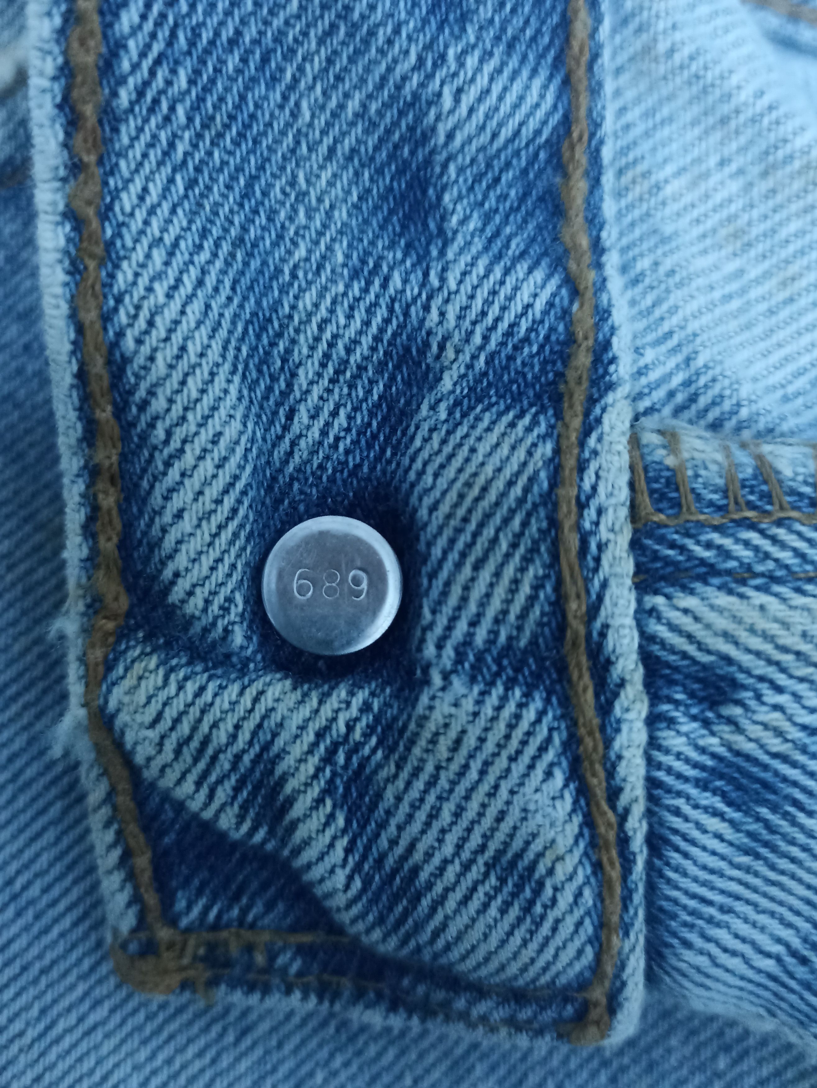 Jean × Levi's × Vintage VINTAGE LEVIS 505 DISTRESSED BLUE WASH JEANS -J320 Size US 34 / EU 50 - 4 Thumbnail