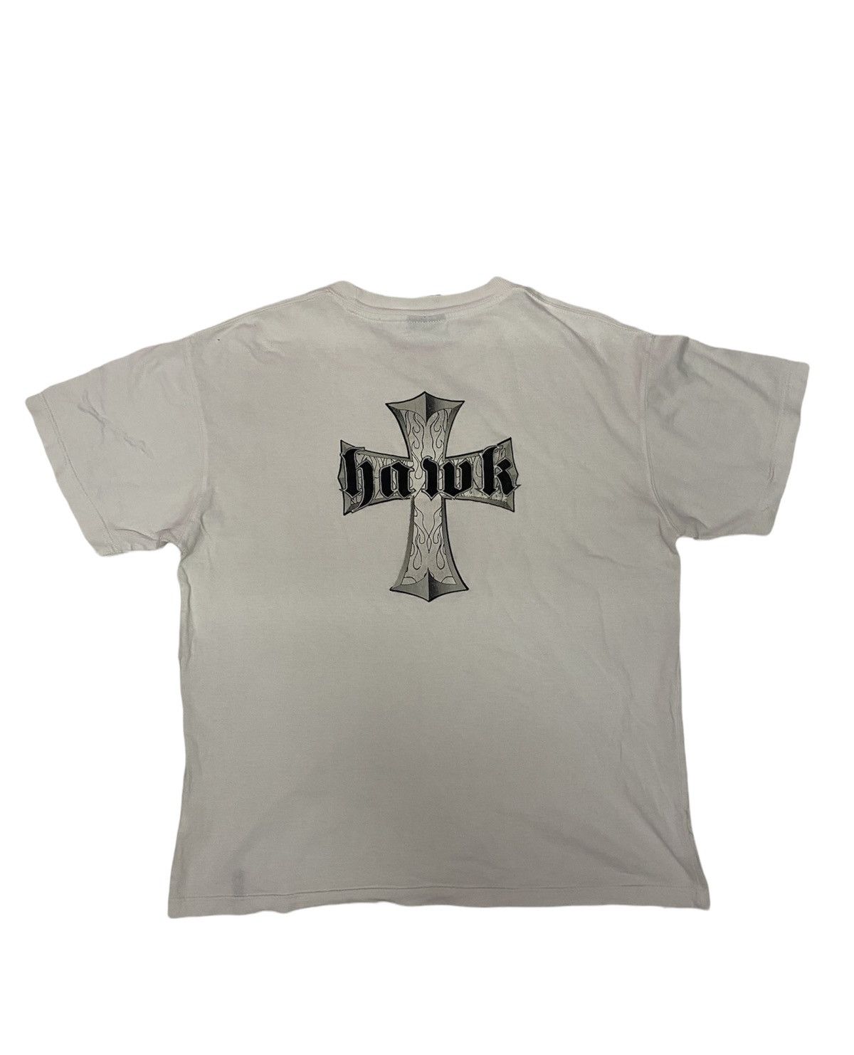Hook-Ups × Tony Hawk × Vintage Vtg Cros fire flame tee Size US M / EU 48-50 / 2 - 1 Thumbnail