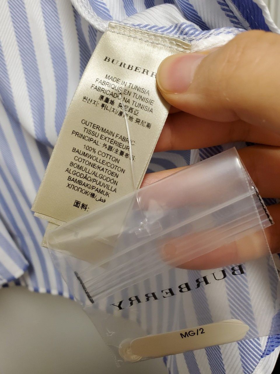 Burberry Burberry London Stripe Shirt Size US L / EU 52-54 / 3 - 3 Thumbnail