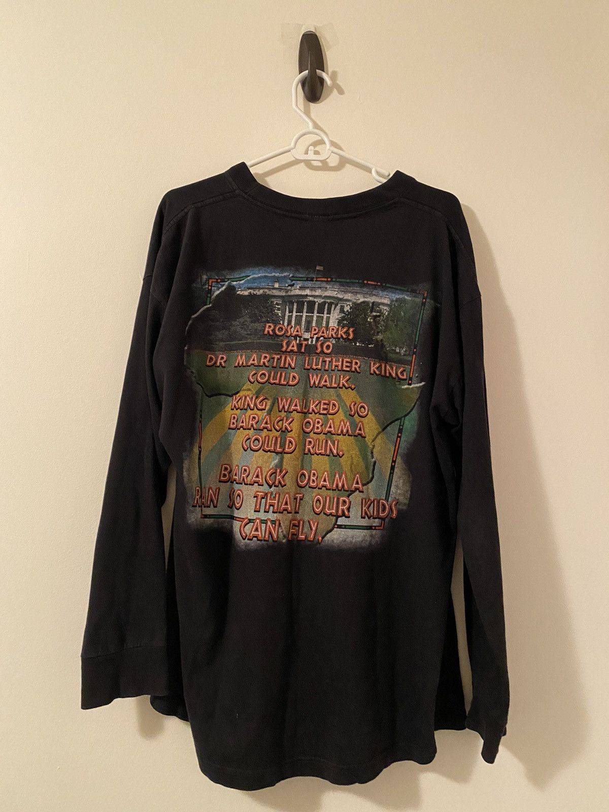 Vintage Obama 2009 Presidential Inauguration Longsleeve Size US L / EU 52-54 / 3 - 2 Thumbnail