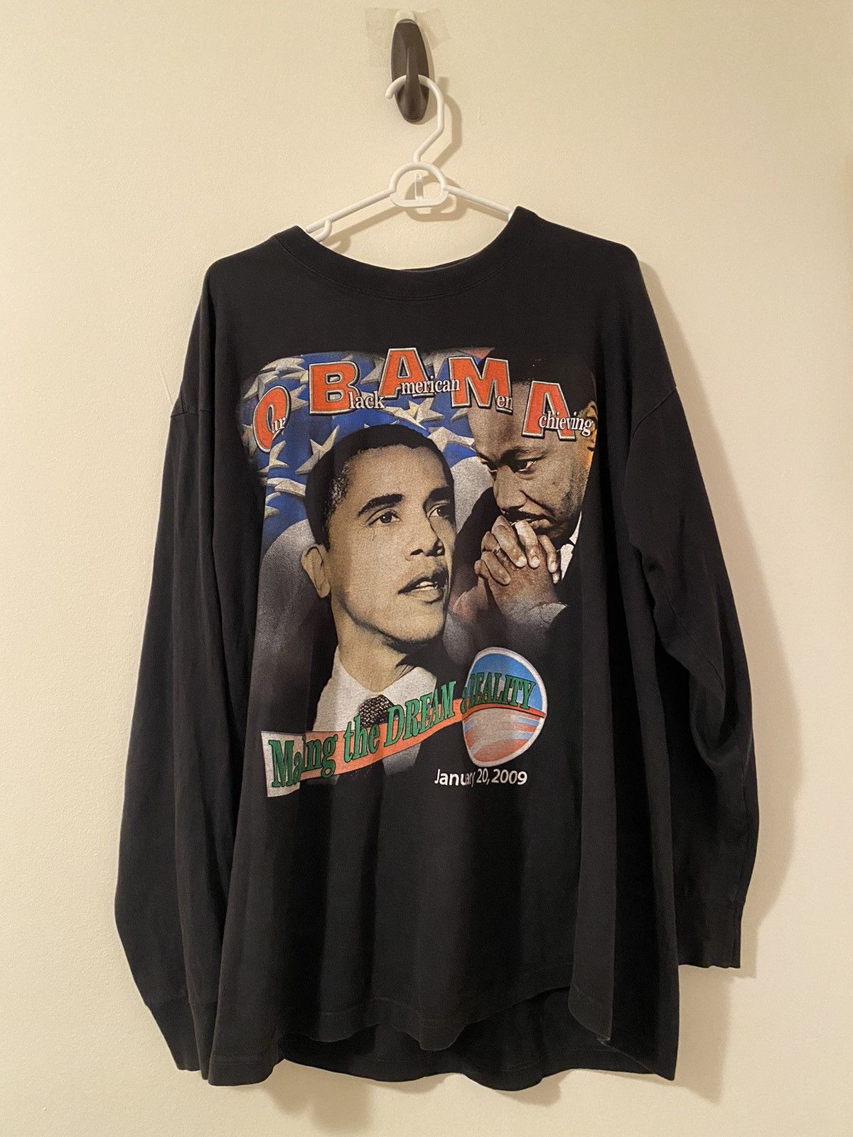 Vintage Obama 2009 Presidential Inauguration Longsleeve Size US L / EU 52-54 / 3 - 1 Thumbnail