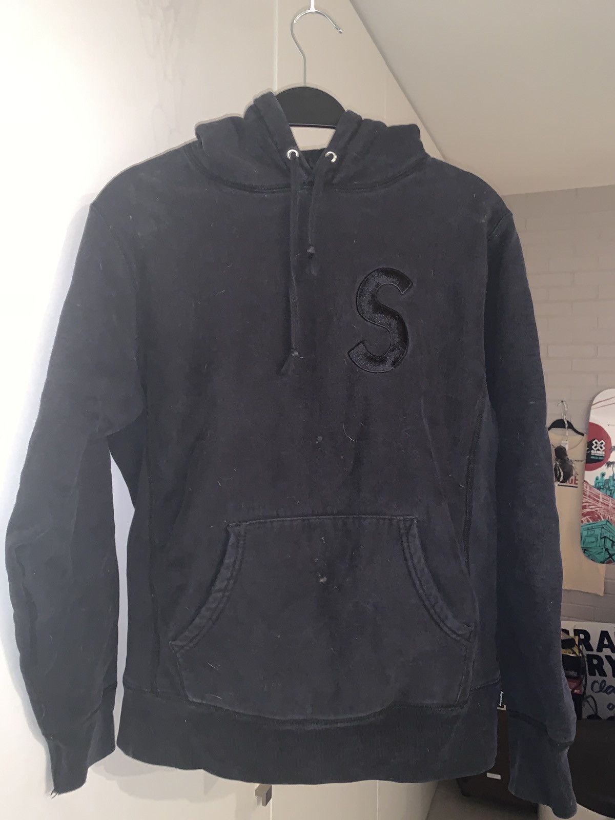 Supreme Tonal S Logo orders Hooded Sweatshirt New XLarge Plum