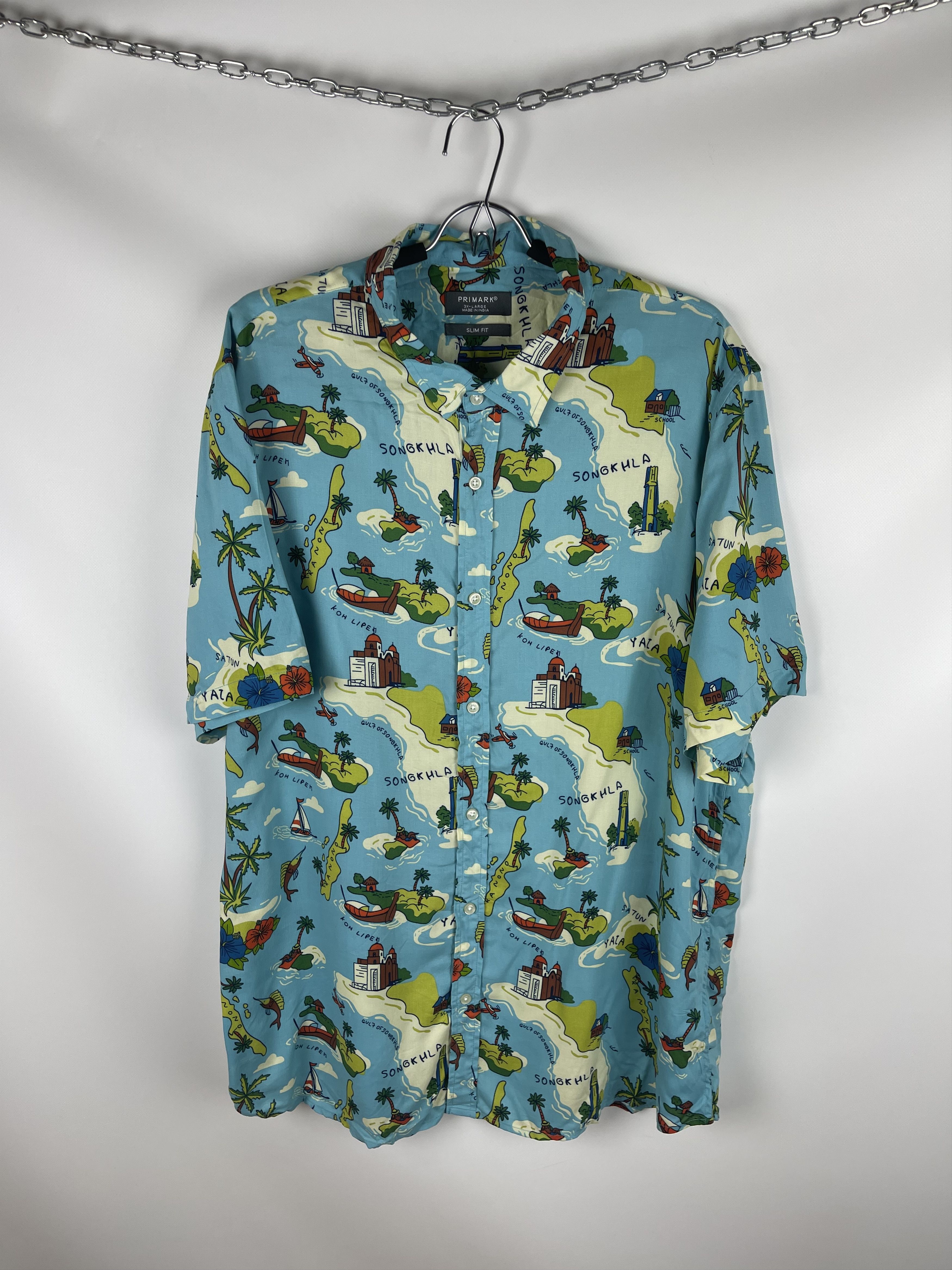 Primark Primark vintage island ship multiprint summer ss shirt Size US XXL / EU 58 / 5 - 1 Thumbnail