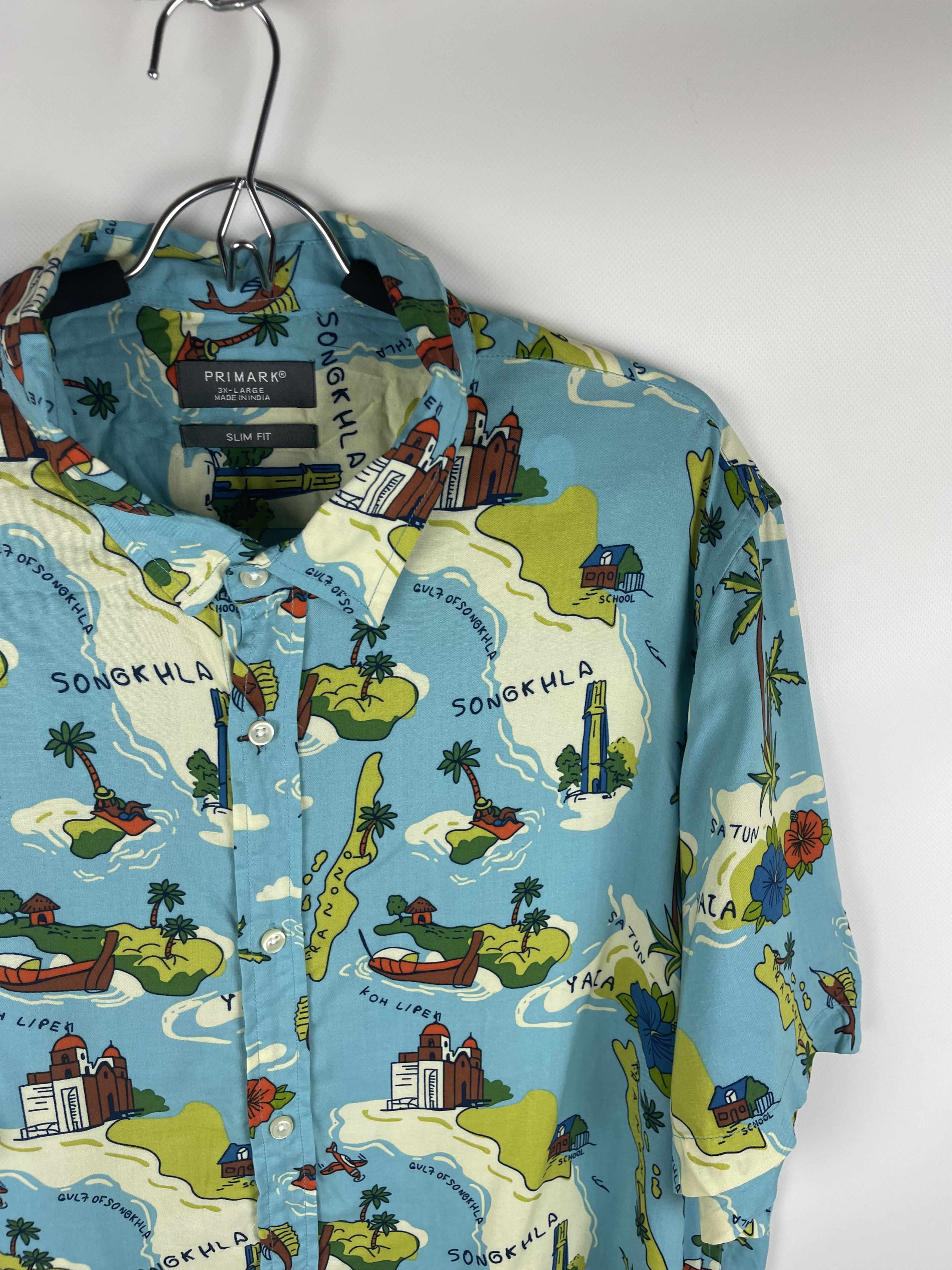 Primark Primark vintage island ship multiprint summer ss shirt Size US XXL / EU 58 / 5 - 4 Thumbnail