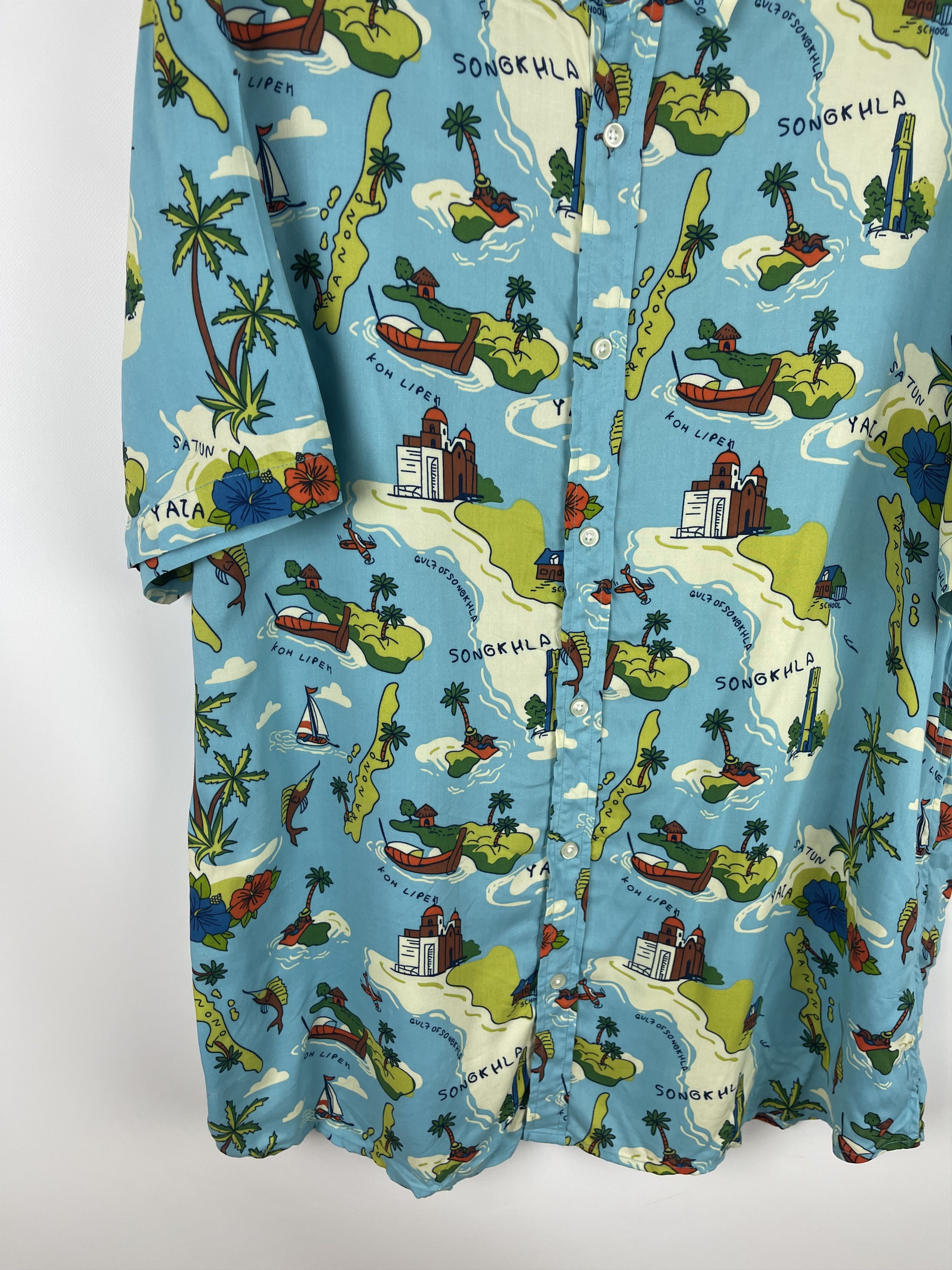Primark Primark vintage island ship multiprint summer ss shirt Size US XXL / EU 58 / 5 - 3 Thumbnail