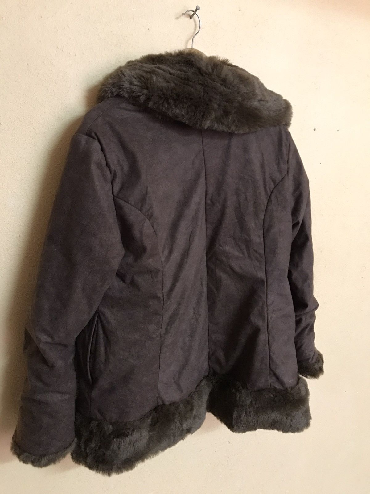 Designer RARE ROODE POOT FUR JACKET NICE DESIGN Size US L / EU 52-54 / 3 - 9 Thumbnail