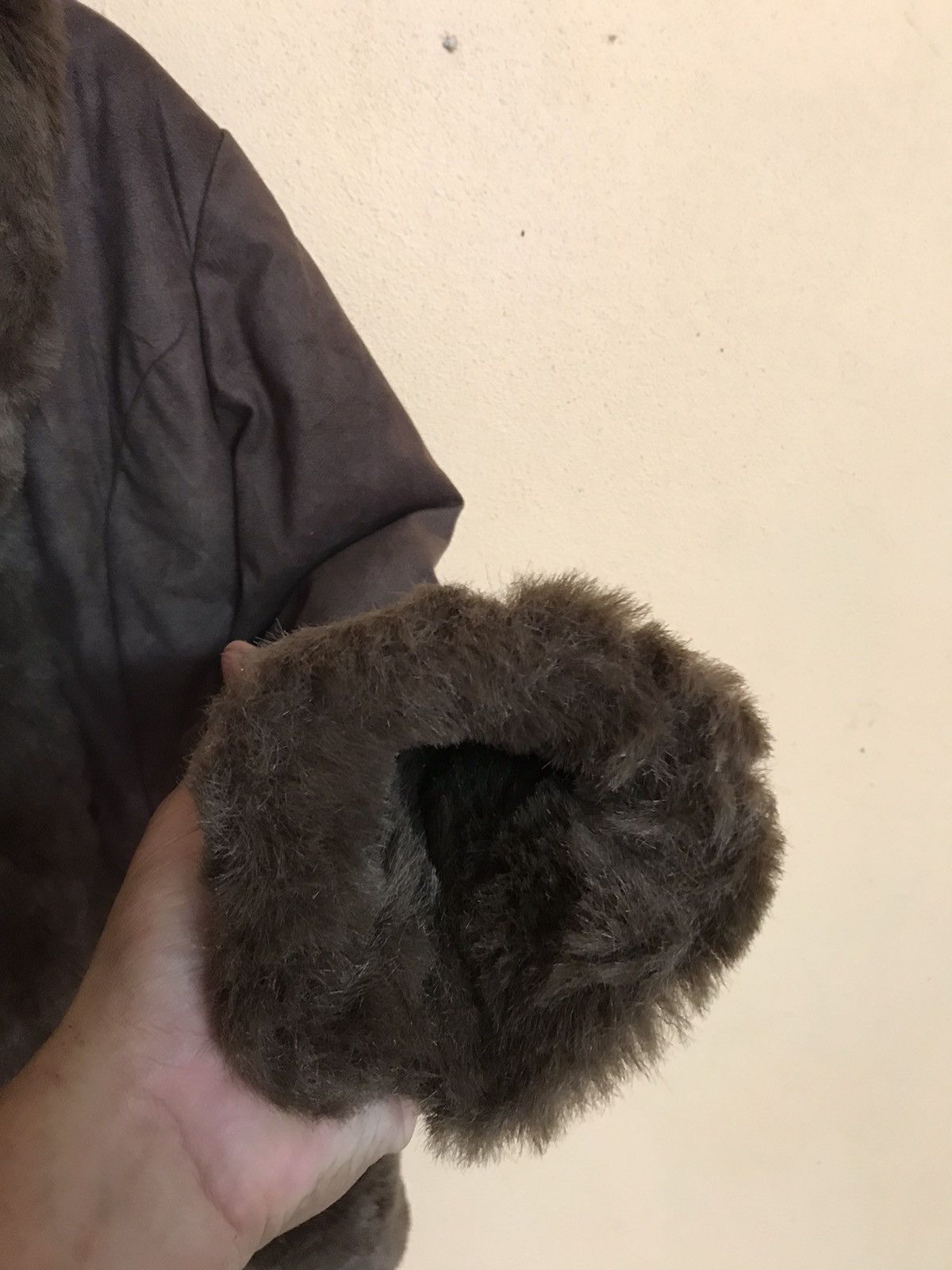 Designer RARE ROODE POOT FUR JACKET NICE DESIGN Size US L / EU 52-54 / 3 - 5 Thumbnail