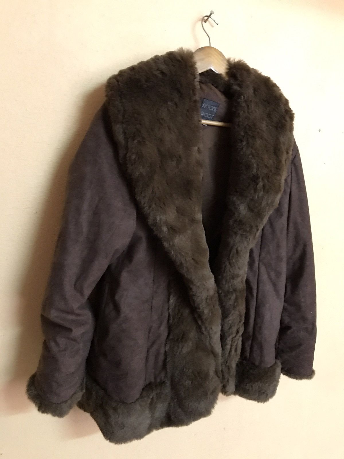 Designer RARE ROODE POOT FUR JACKET NICE DESIGN Size US L / EU 52-54 / 3 - 2 Thumbnail