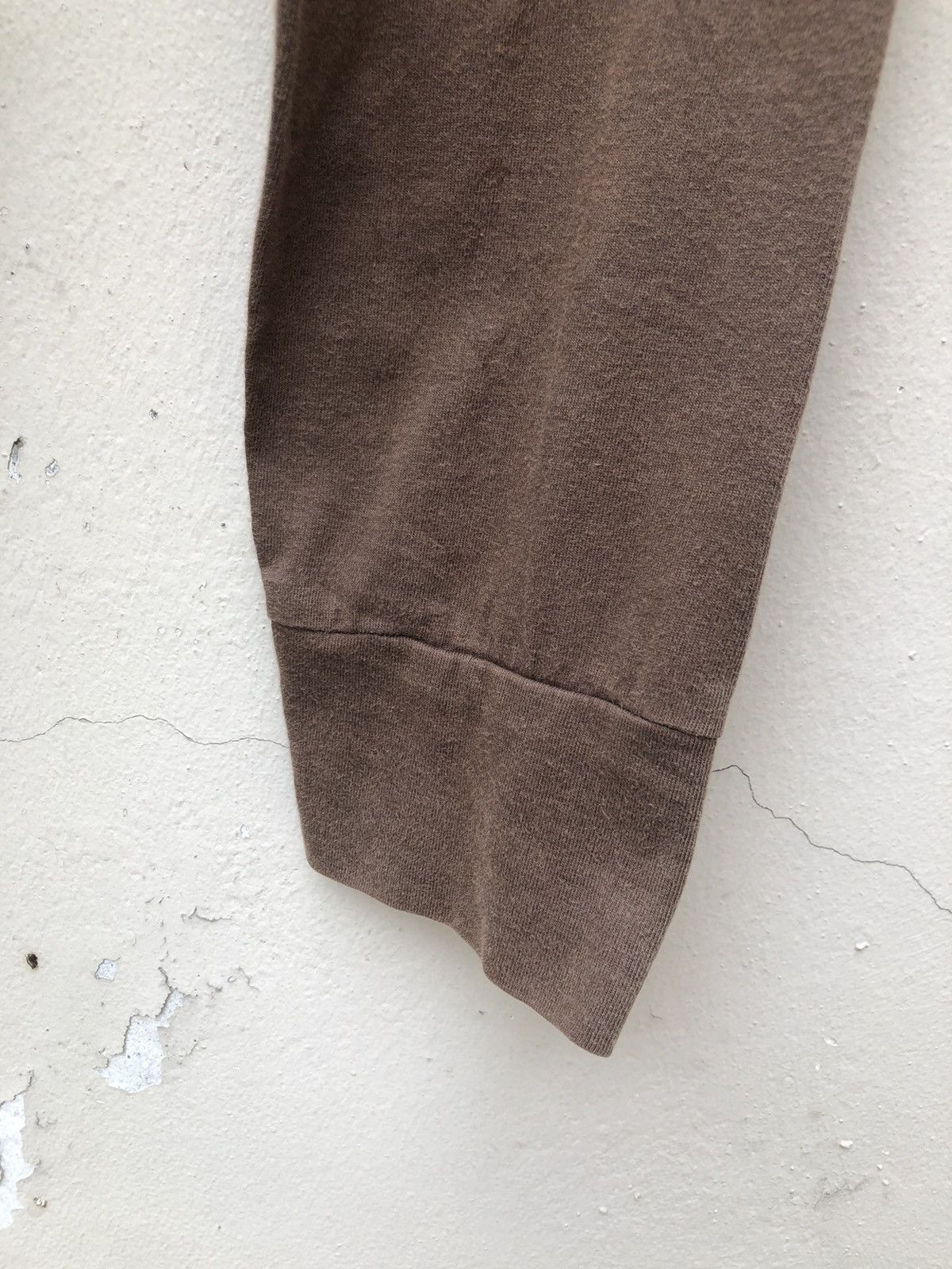 Issey Miyake Vintage Tsumori Chisato Fade Brown Hybrid Mandarin Shirt Size US M / EU 48-50 / 2 - 5 Thumbnail