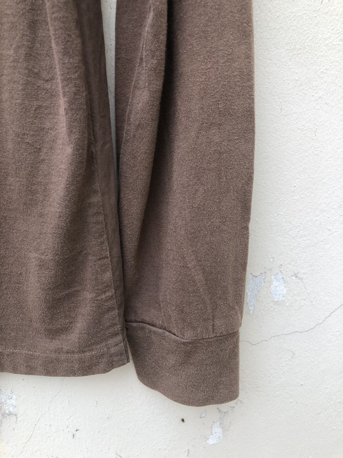 Issey Miyake Vintage Tsumori Chisato Fade Brown Hybrid Mandarin Shirt Size US M / EU 48-50 / 2 - 9 Thumbnail