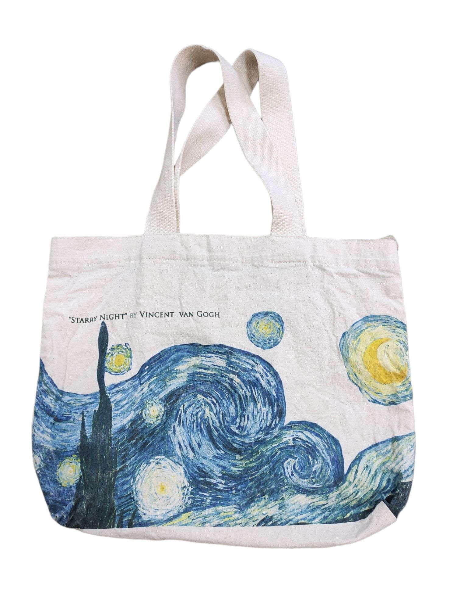 Vintage STARRY NIGHT BY VINCENT VAN GOGH TOTE BAG Size ONE SIZE - 1 Thumbnail