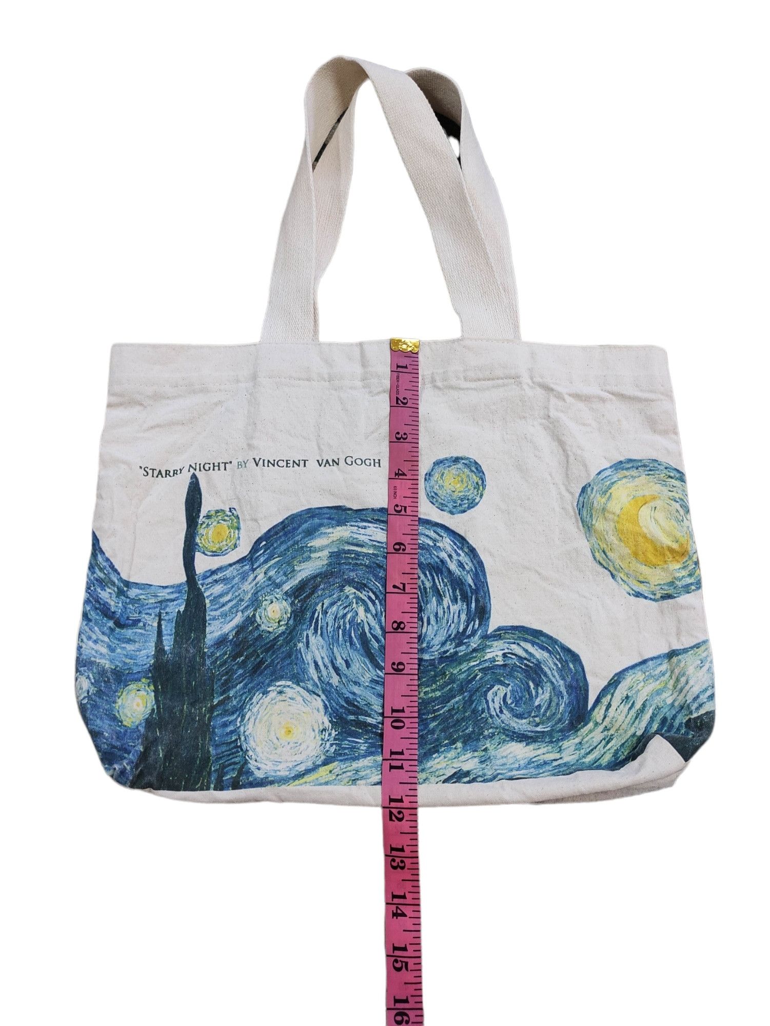 Vintage STARRY NIGHT BY VINCENT VAN GOGH TOTE BAG Size ONE SIZE - 6 Thumbnail