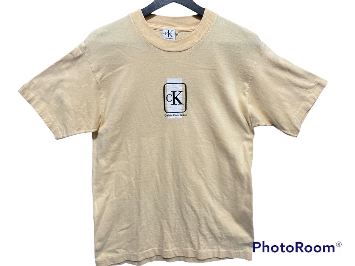 Calvin Klein × Vintage Vintage Calvin Klein Big Logo Shirt Size US M / EU 48-50 / 2 - 1 Thumbnail