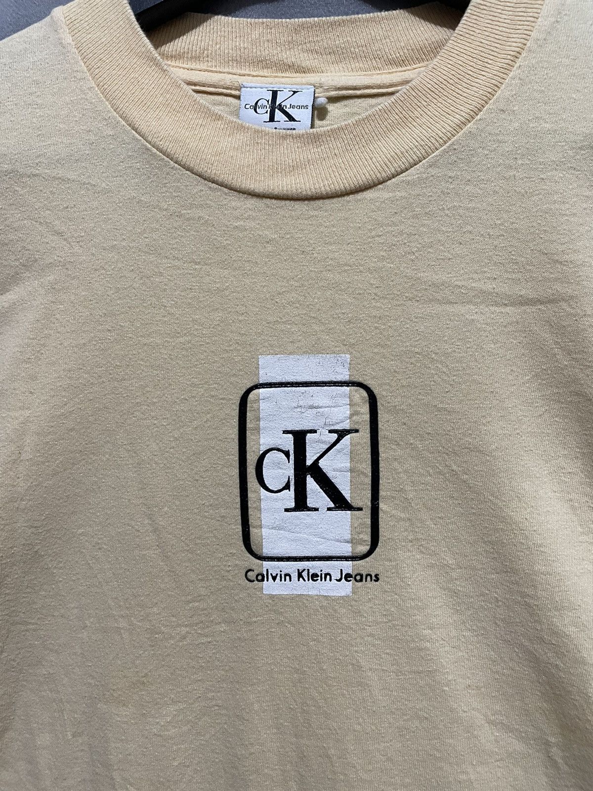 Calvin Klein × Vintage Vintage Calvin Klein Big Logo Shirt Size US M / EU 48-50 / 2 - 2 Thumbnail