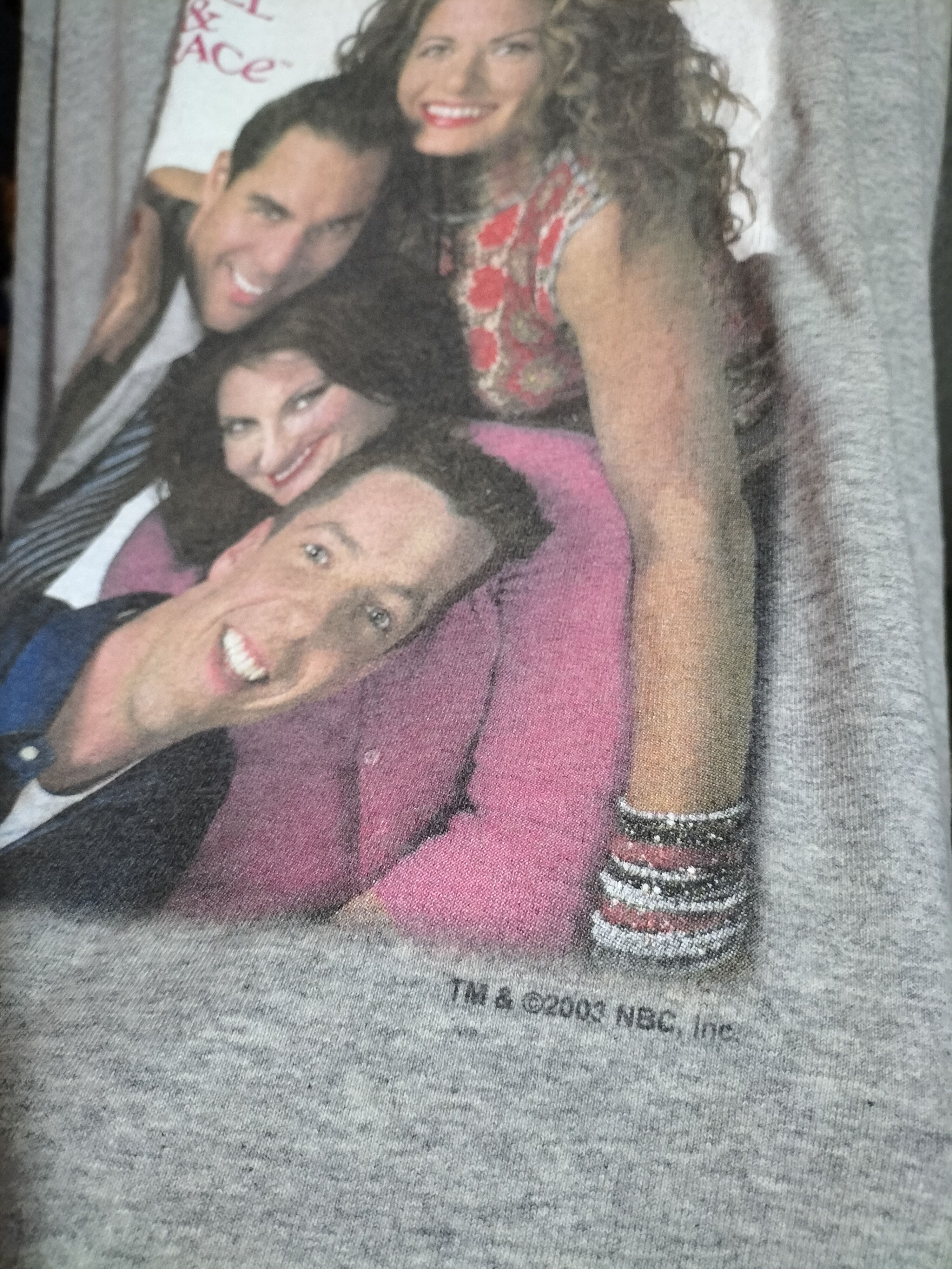 Vintage Vintage Will & Grace 2003 NBC Inc. Movie Series Fashion Size US XL / EU 56 / 4 - 3 Thumbnail