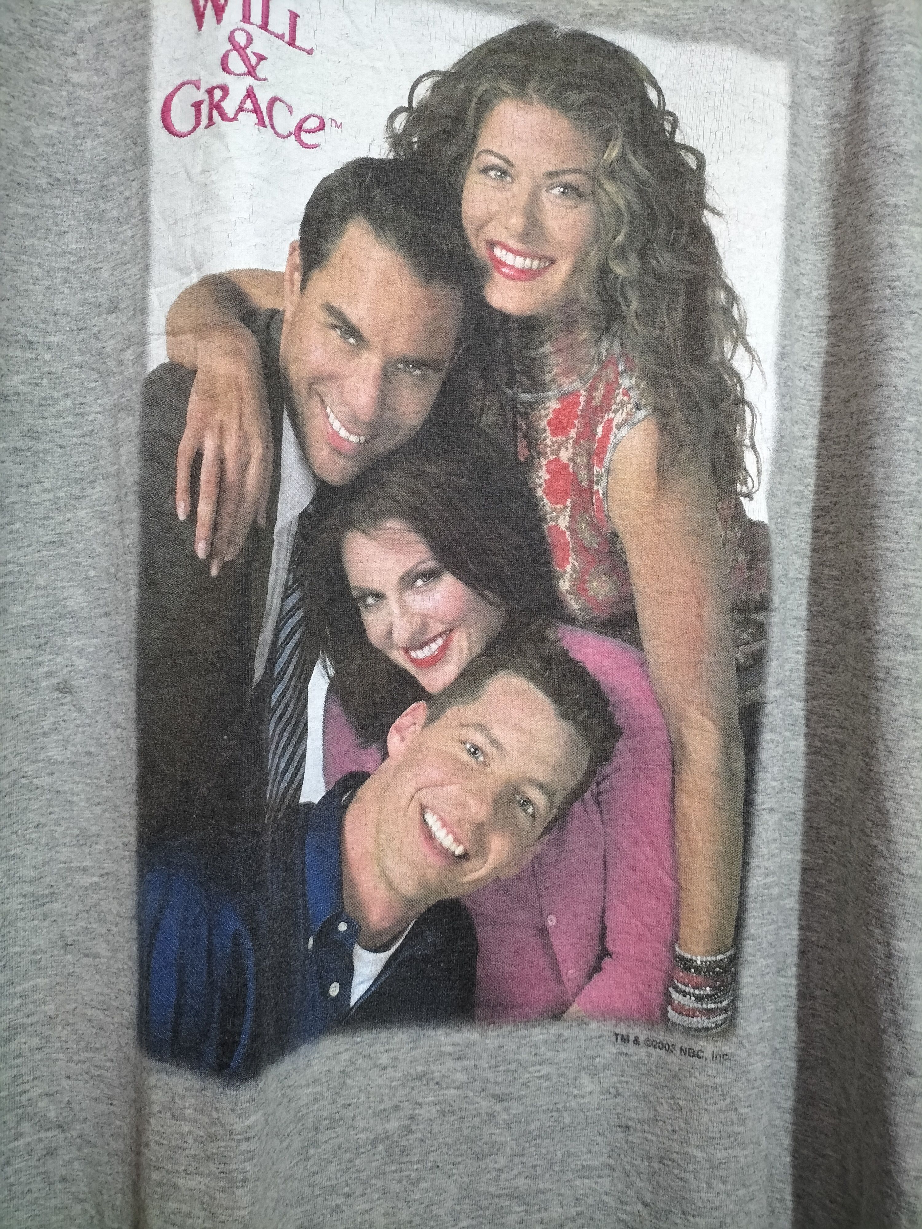 Vintage Vintage Will & Grace 2003 NBC Inc. Movie Series Fashion Size US XL / EU 56 / 4 - 4 Thumbnail