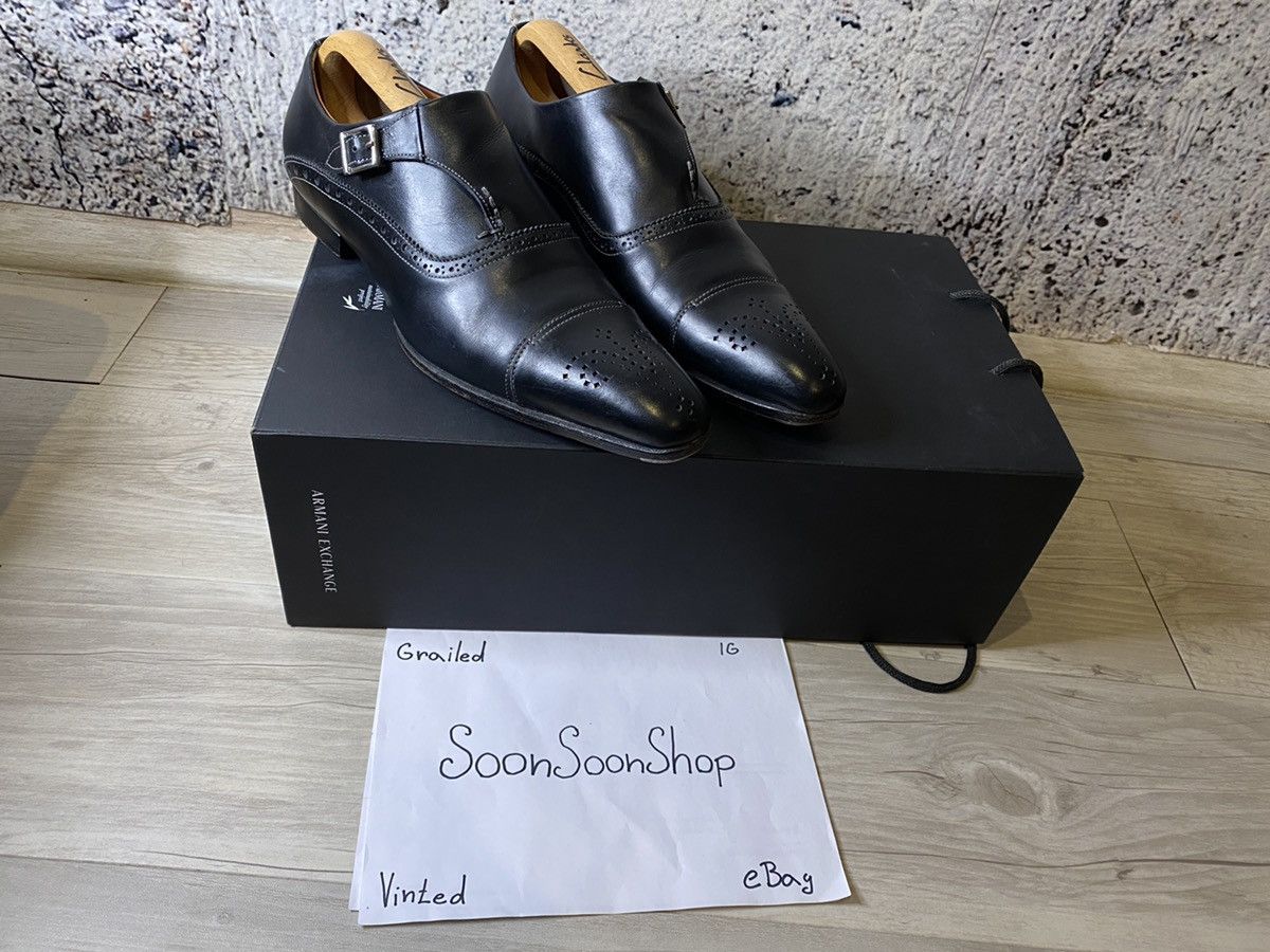 Santoni 🔴 LAST DROP! 🔴 Santoni brogue shoes derby classic Size US 7 / EU 40 - 3 Thumbnail
